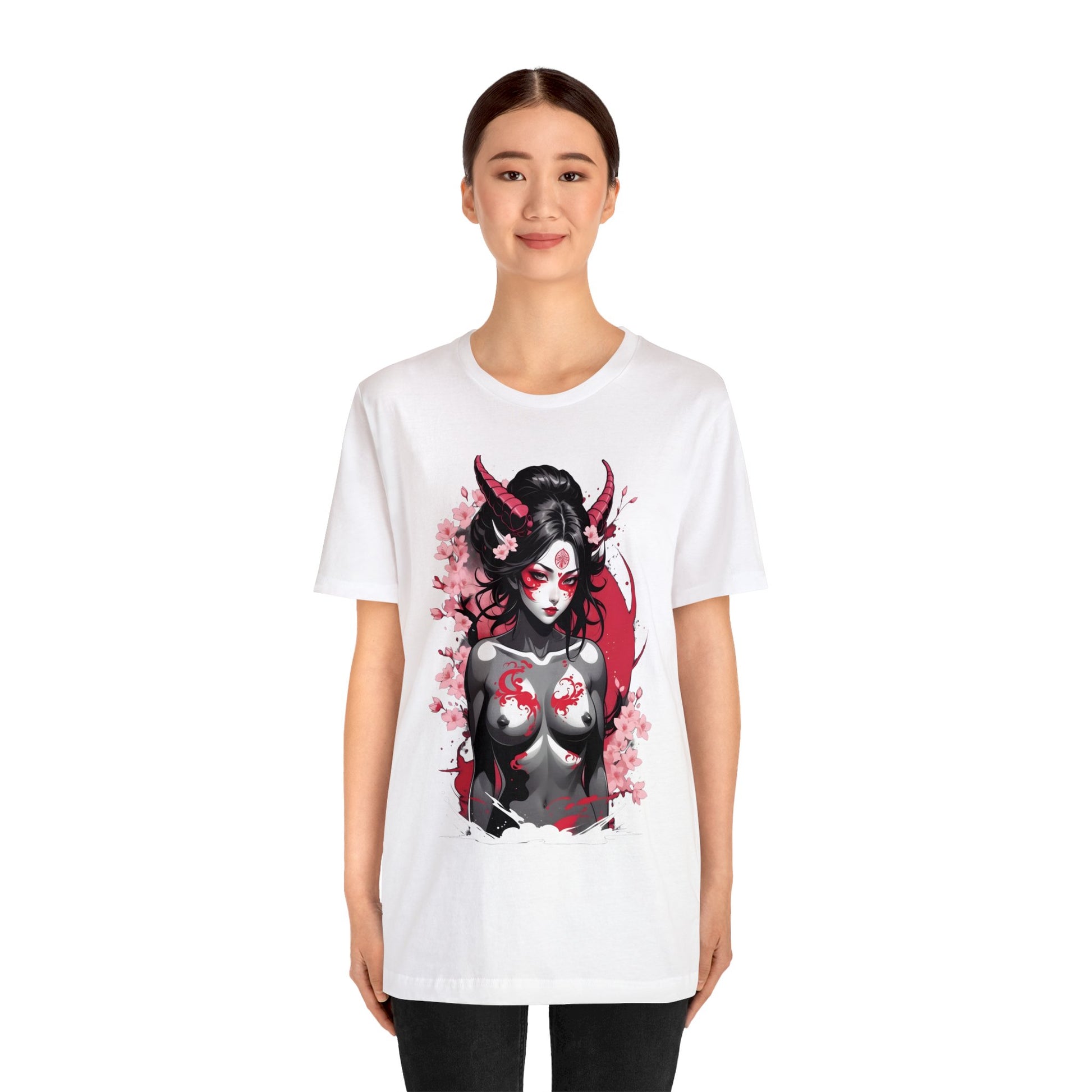 Kǎtōng Piàn - Oni Collection - Abyzou - Unisex Jersey Short Sleeve Tee Printify