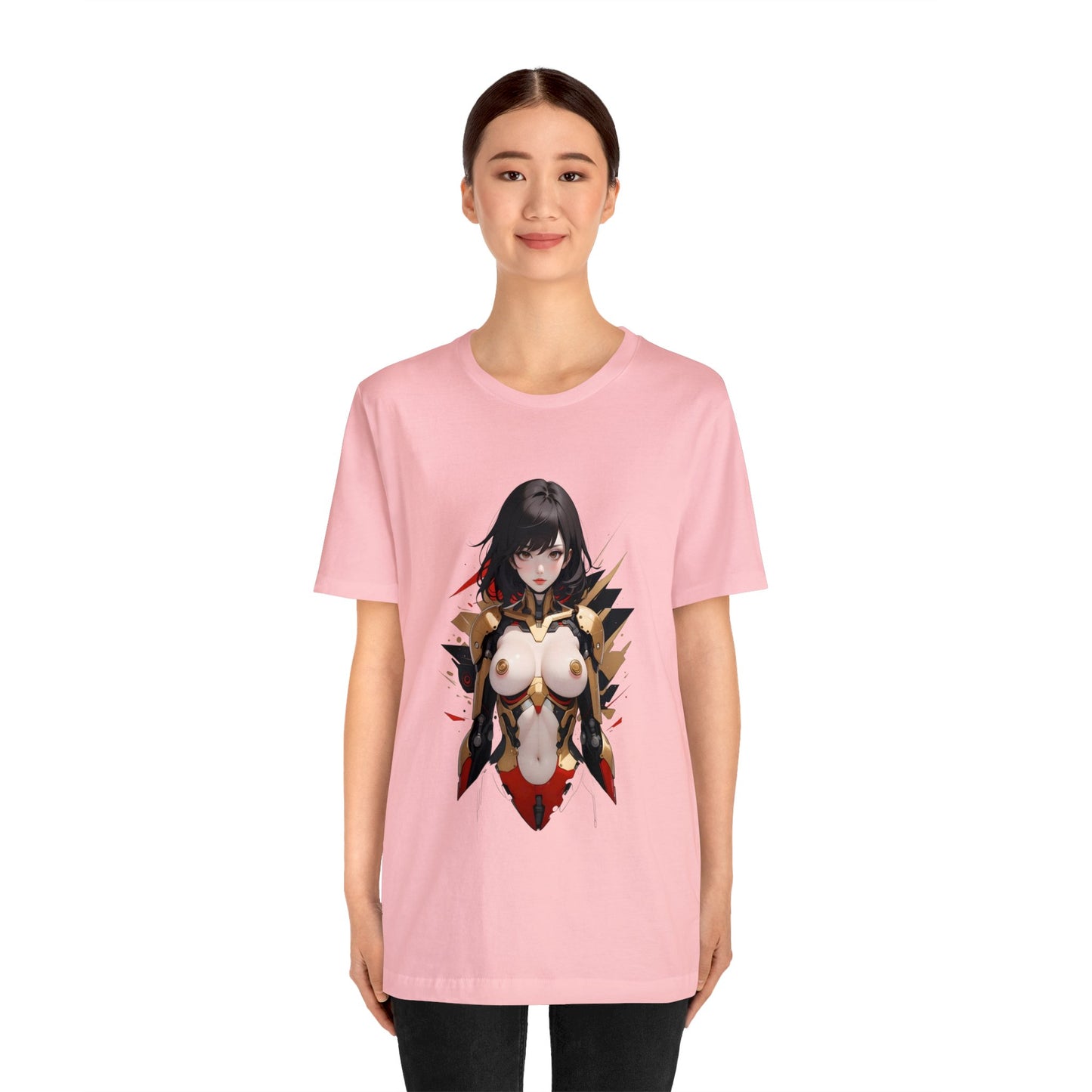 Kǎtōng Piàn - Mecha Girl Collection - Anna - Unisex Jersey Short Sleeve Tee Printify