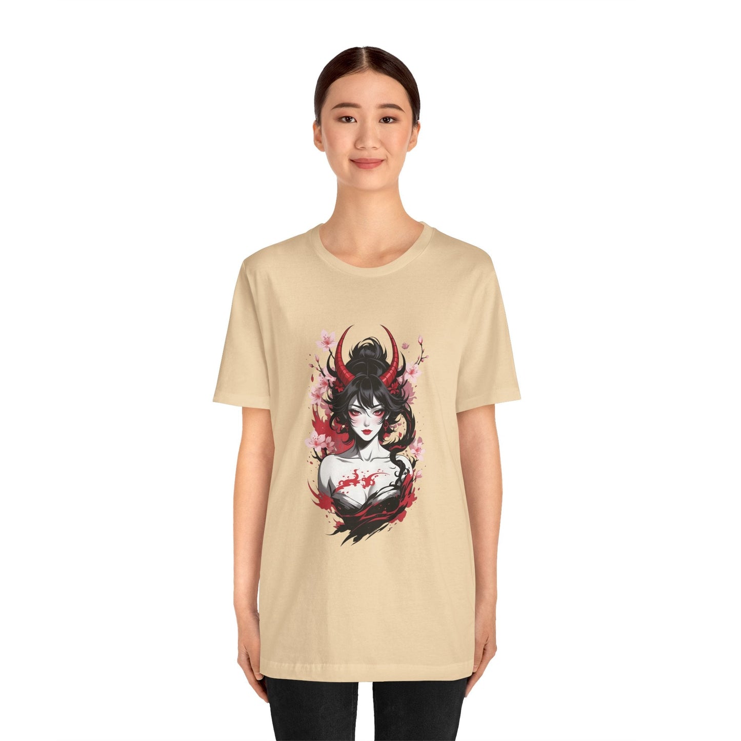 Kǎtōng Piàn - Oni Collection - Lamia - Unisex Jersey Short Sleeve Tee Printify
