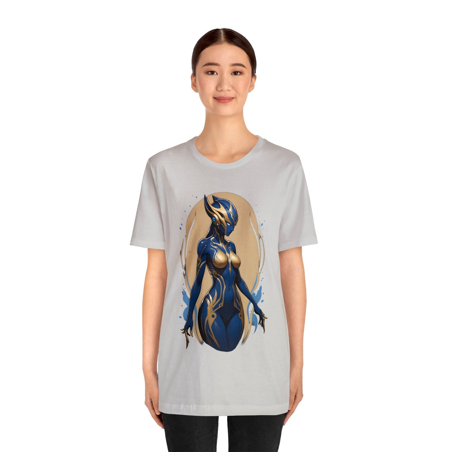 Kǎtōng Piàn - The Lotus Collection - Guinevere - Unisex Jersey Short Sleeve Tee Printify