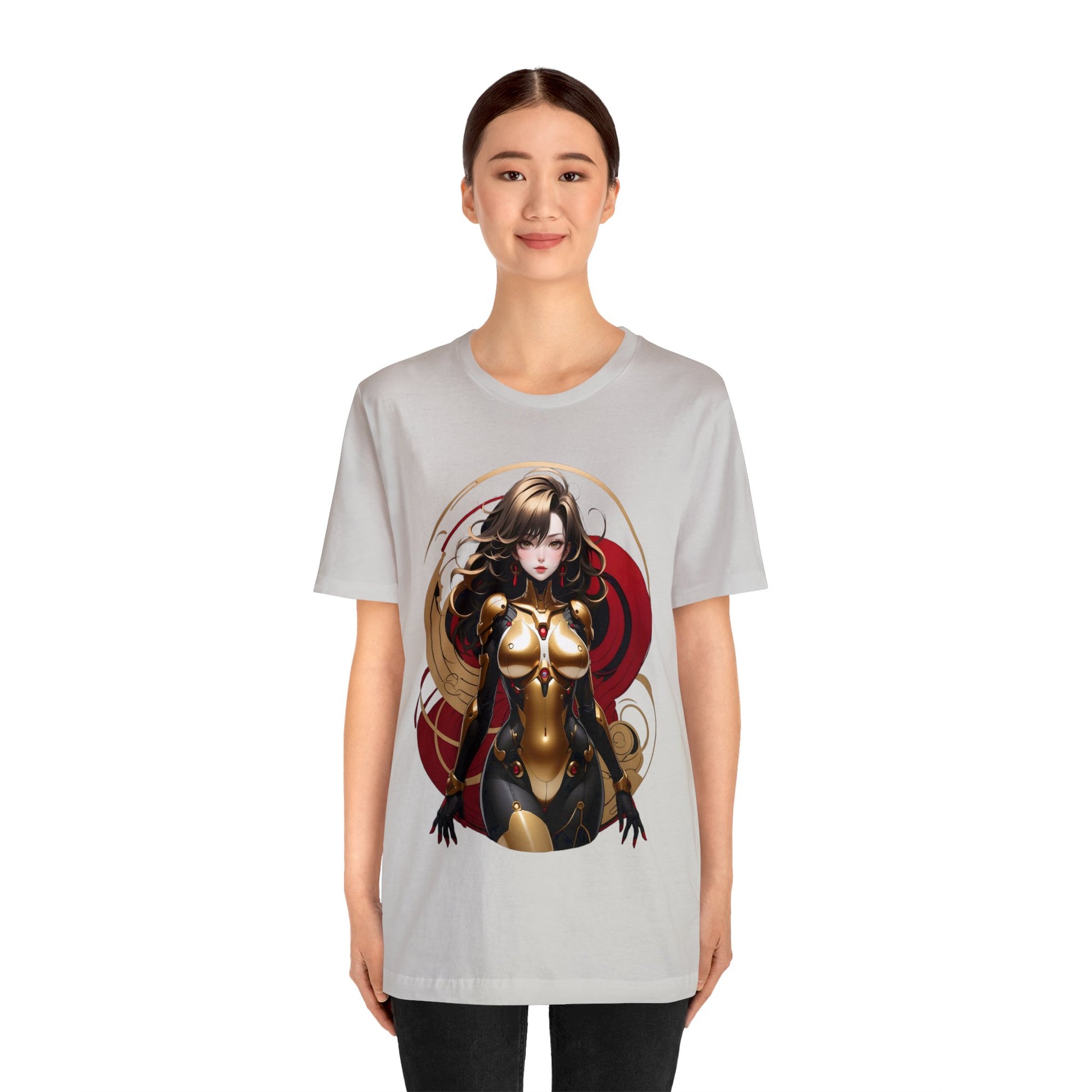 Kǎtōng Piàn - Mecha Girl Collection - Ava - Unisex Jersey Short Sleeve Tee Printify