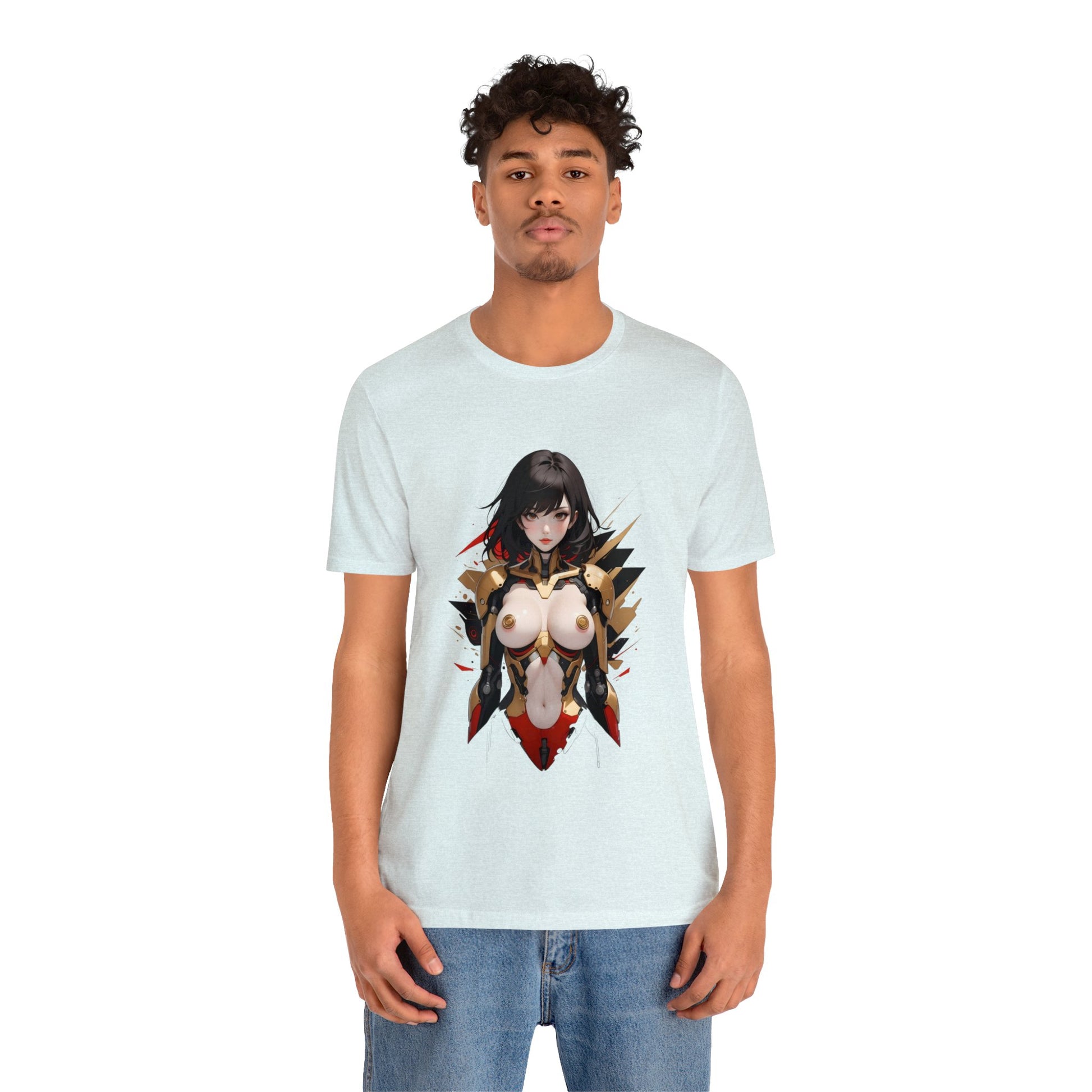 Kǎtōng Piàn - Mecha Girl Collection - Anna - Unisex Jersey Short Sleeve Tee Printify