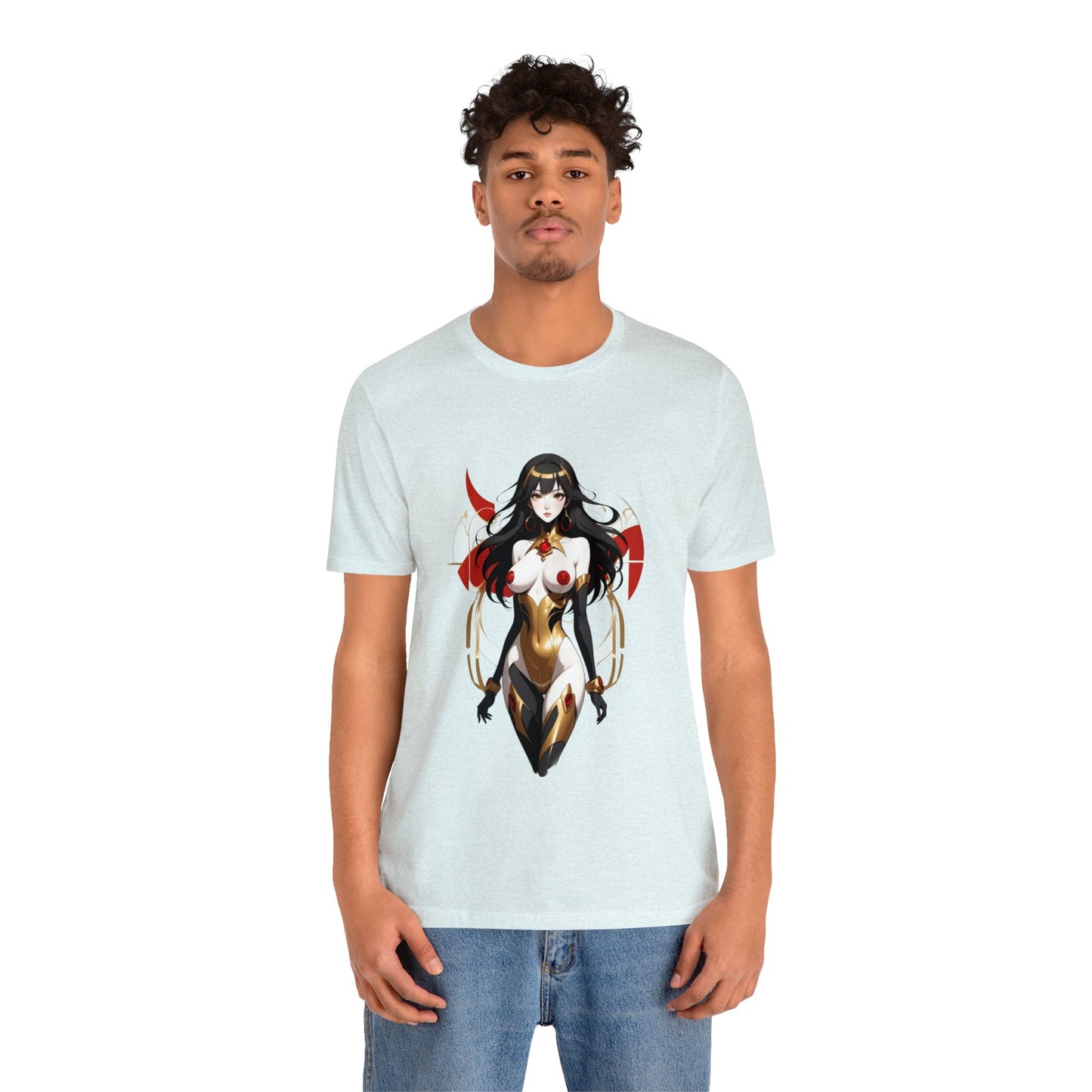 Kǎtōng Piàn - Mecha Girl Collection - Kinsley - Unisex Jersey Short Sleeve Tee Printify