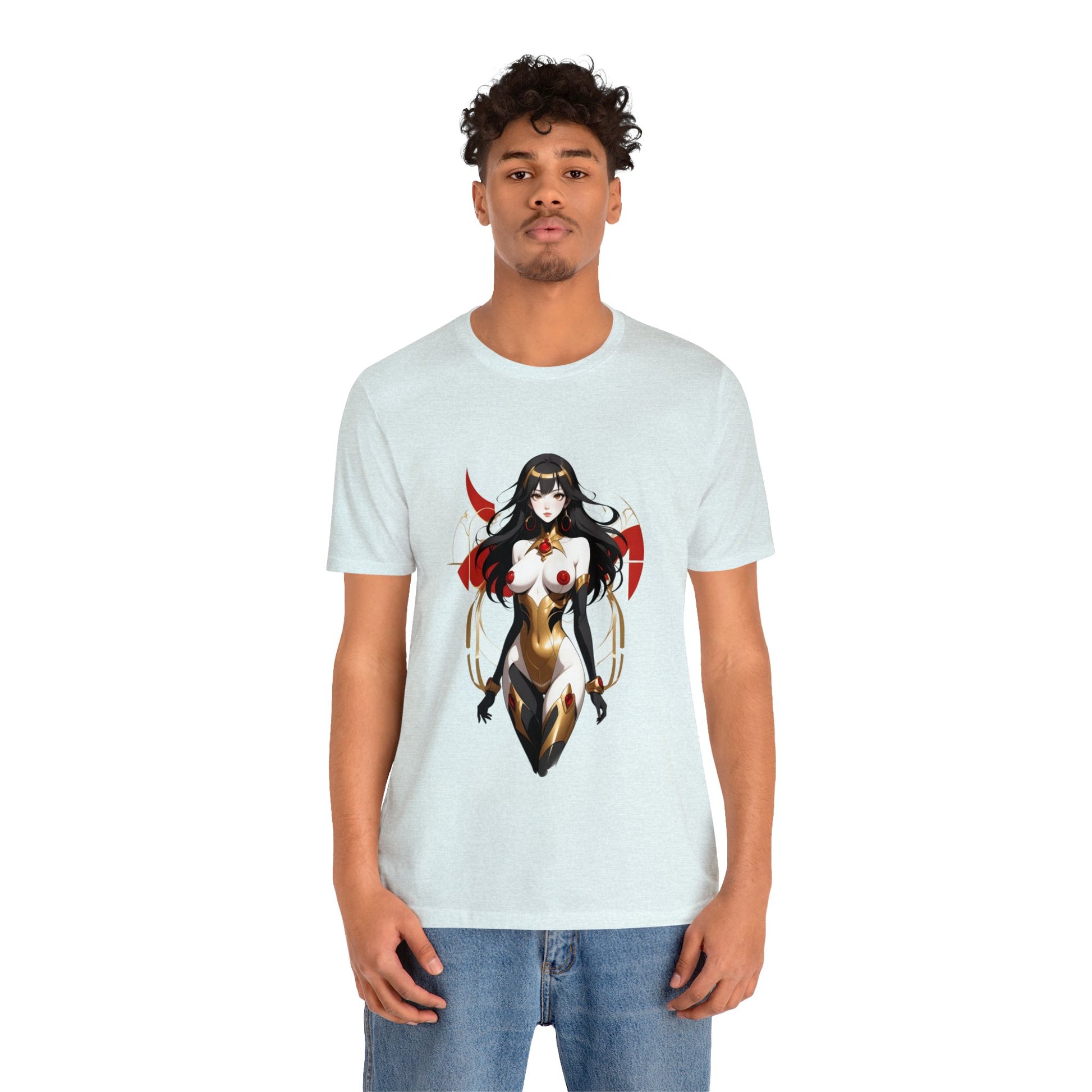 Kǎtōng Piàn - Mecha Girl Collection - Kinsley - Unisex Jersey Short Sleeve Tee Printify