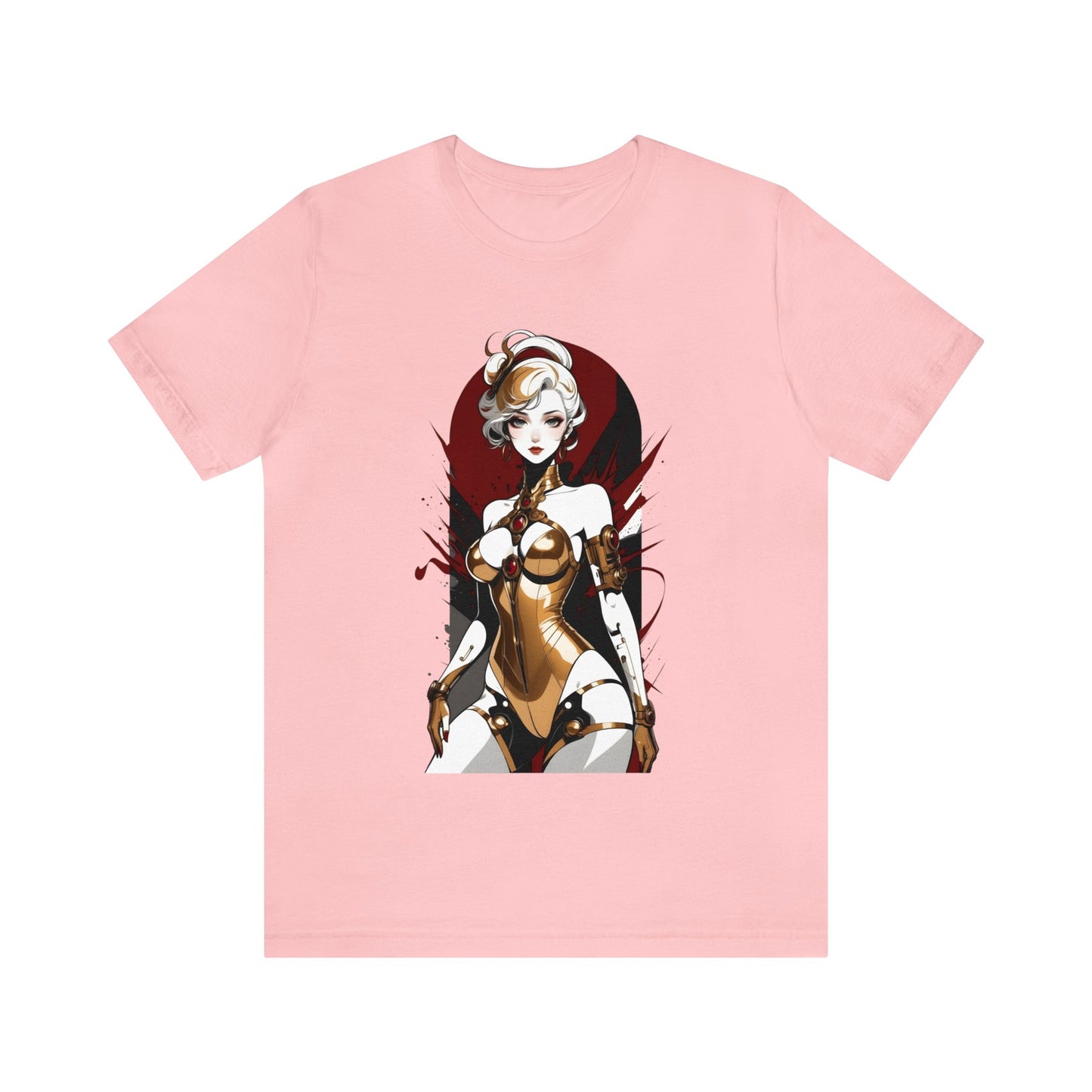 Kǎtōng Piàn - Mecha Girl Collection - Violet - Unisex Jersey Short Sleeve Tee Printify