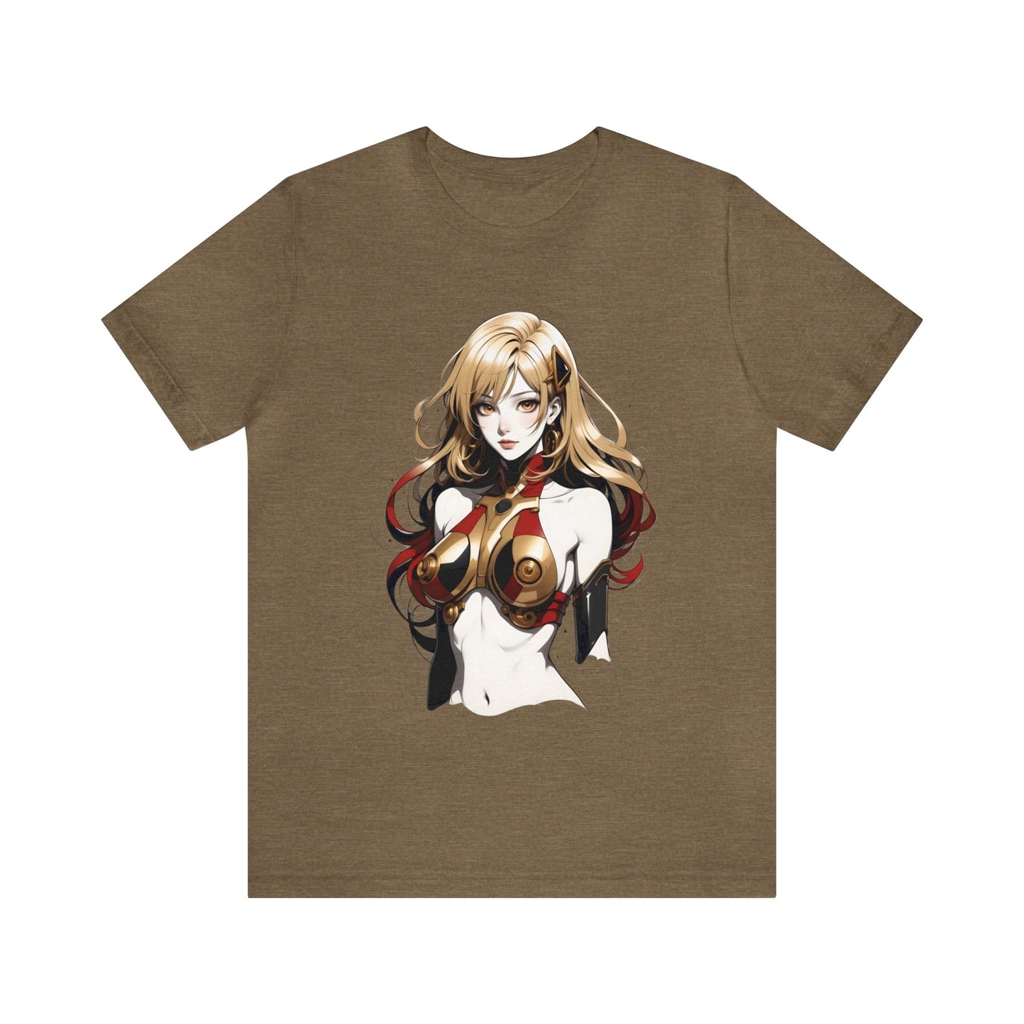 Kǎtōng Piàn - Mecha Girl Collection - Evelyn - Unisex Jersey Short Sleeve Tee Printify