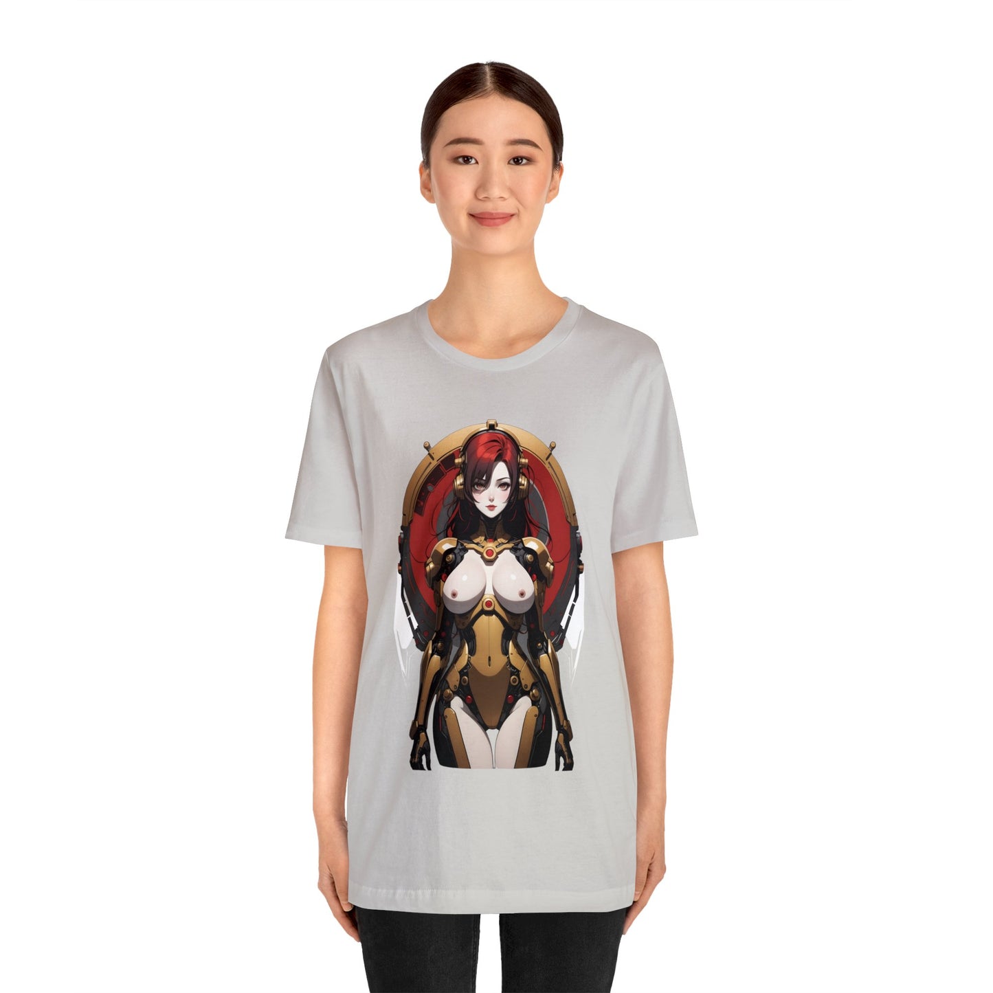Kǎtōng Piàn - Mecha Girl Collection - Eliana - Unisex Jersey Short Sleeve Tee Printify