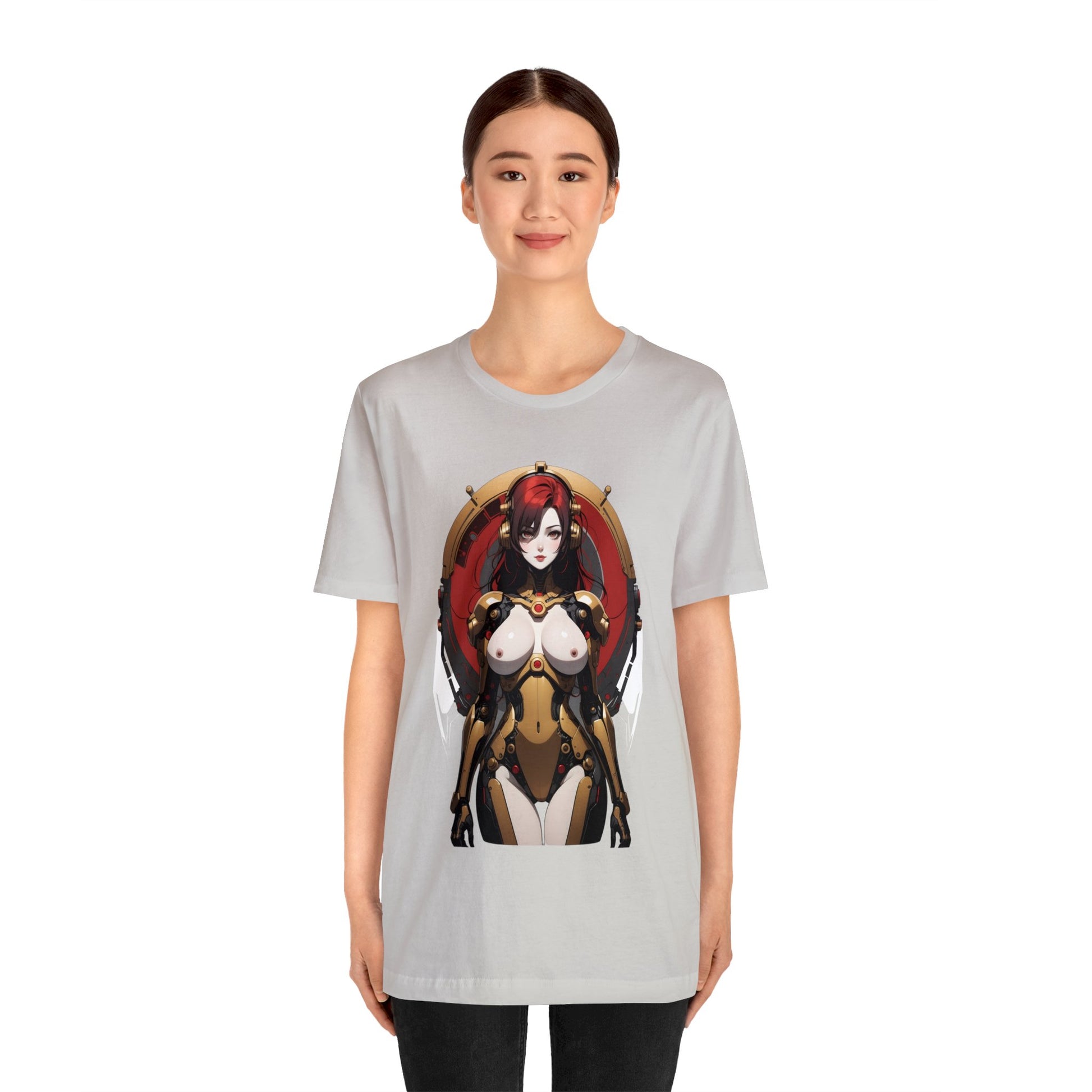 Kǎtōng Piàn - Mecha Girl Collection - Eliana - Unisex Jersey Short Sleeve Tee Printify