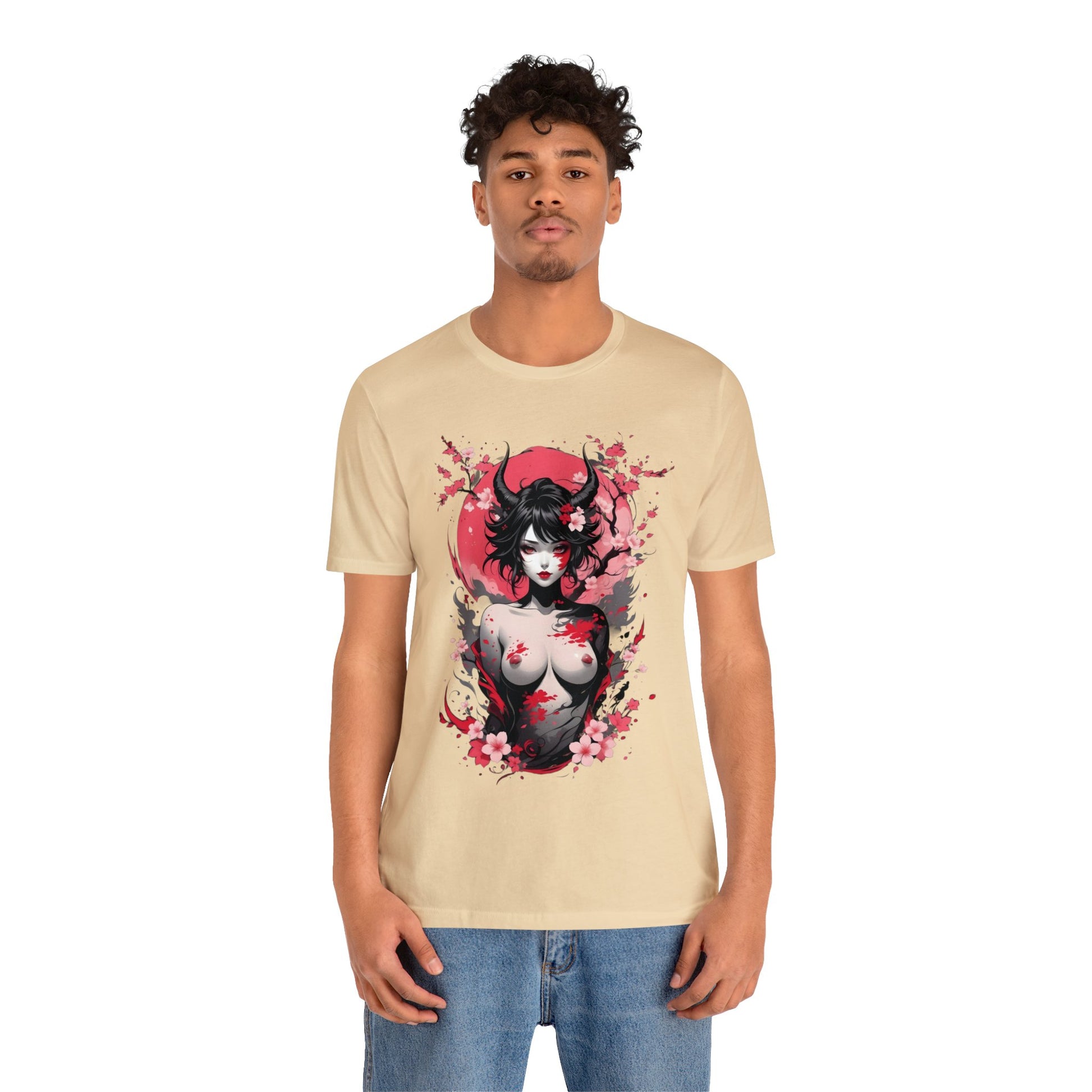 Kǎtōng Piàn - Oni Collection - Jorogumo - Unisex Jersey Short Sleeve Tee Printify