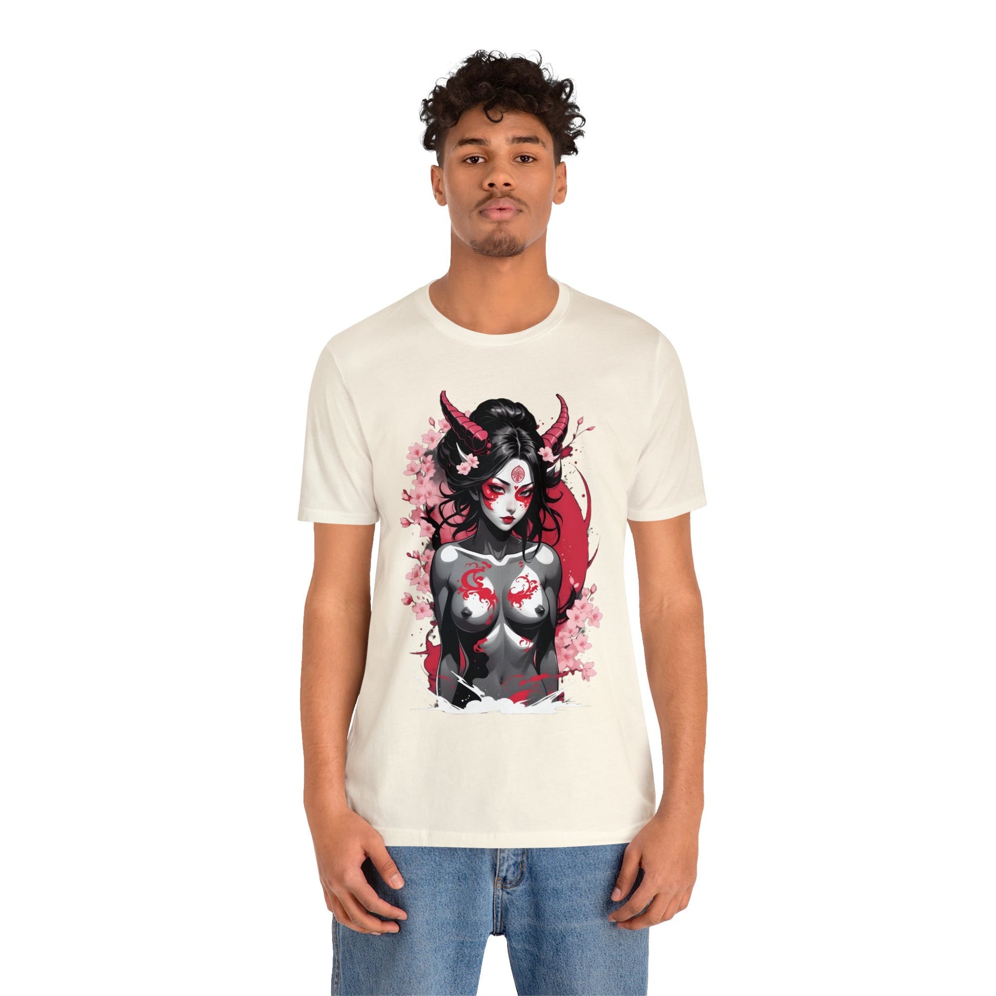 Kǎtōng Piàn - Oni Collection - Abyzou - Unisex Jersey Short Sleeve Tee Printify