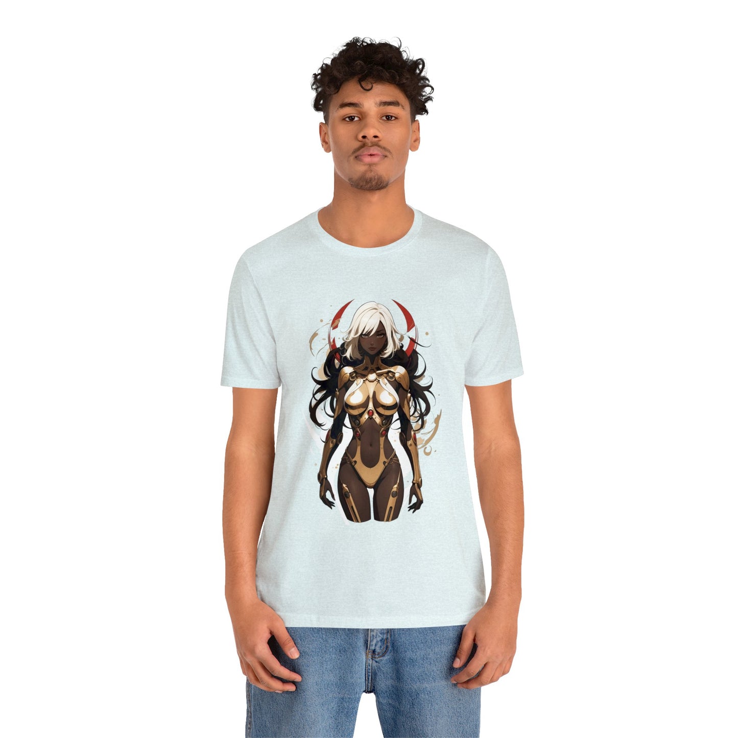 Kǎtōng Piàn - Mecha Girl Collection - Elizabeth - Unisex Jersey Short Sleeve Tee Printify