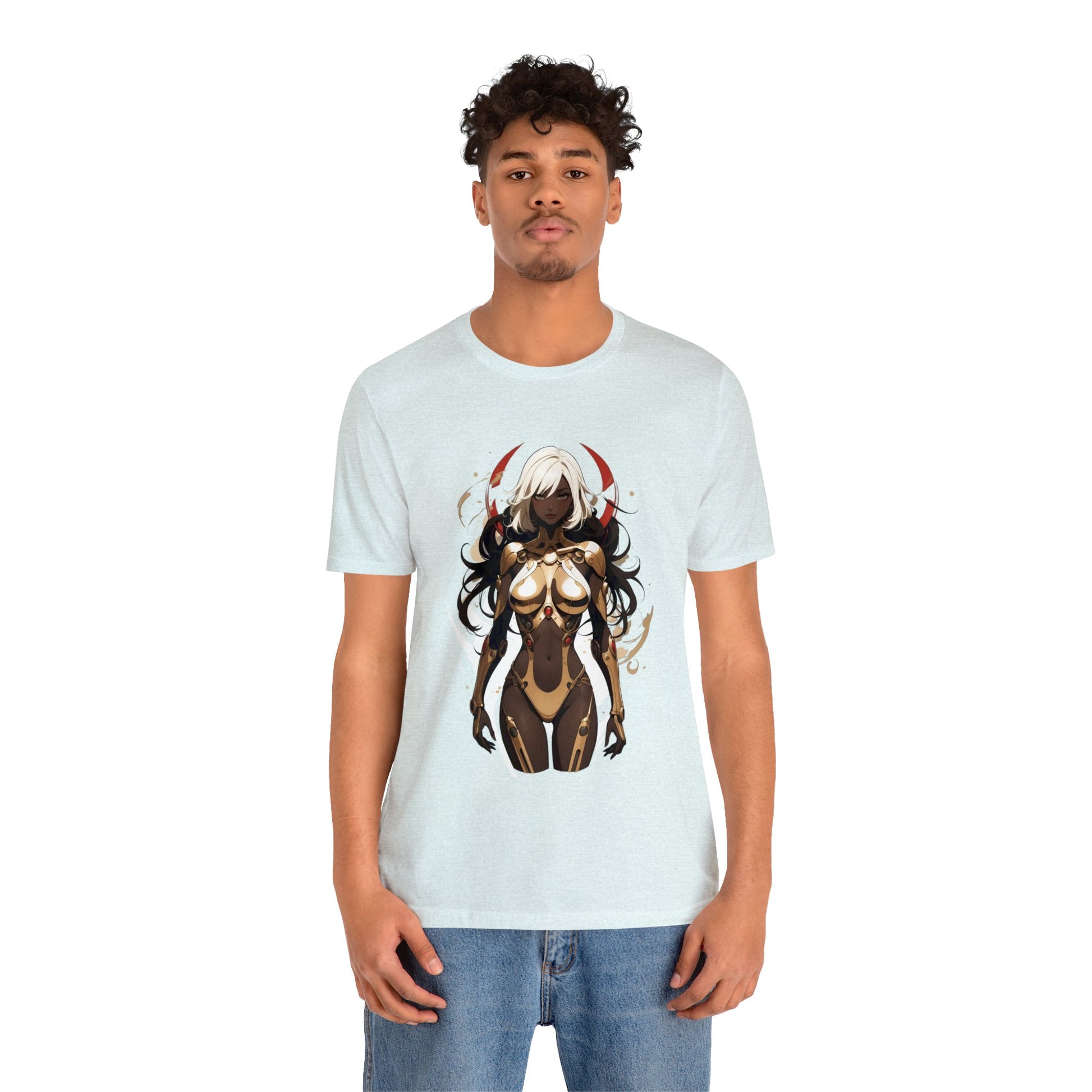 Kǎtōng Piàn - Mecha Girl Collection - Elizabeth - Unisex Jersey Short Sleeve Tee Printify
