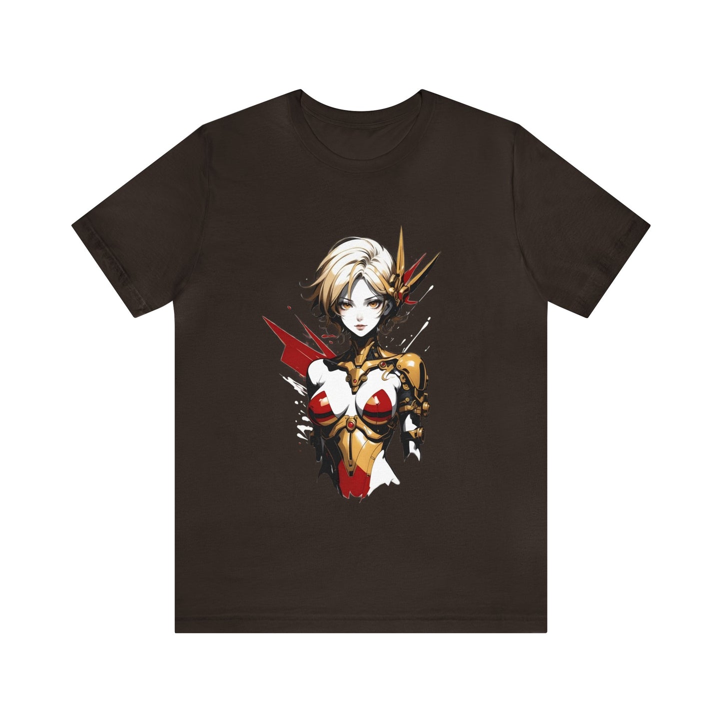 Kǎtōng Piàn - Mecha Girl Collection - Scarlett - Unisex Jersey Short Sleeve Tee Printify