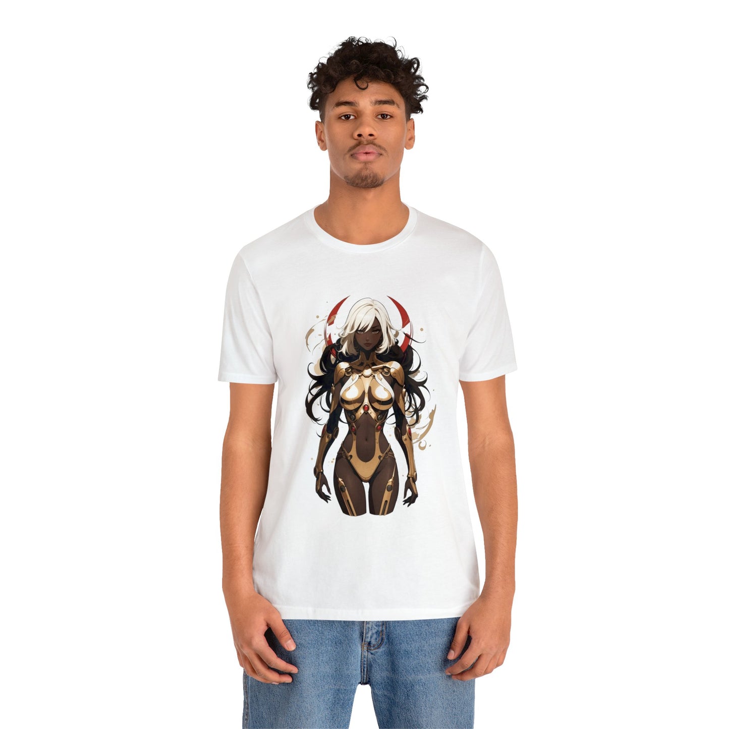 Kǎtōng Piàn - Mecha Girl Collection - Elizabeth - Unisex Jersey Short Sleeve Tee Printify