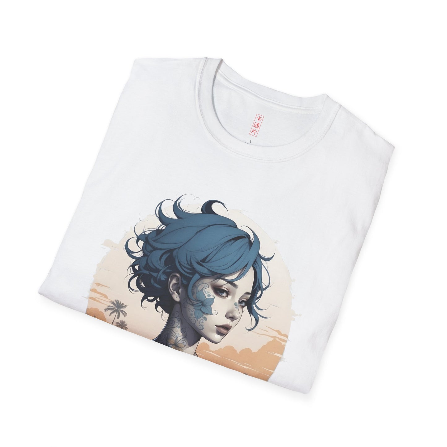Kǎtōng Piàn - California Love Collection - 041 - Unisex Softstyle T-Shirt Printify