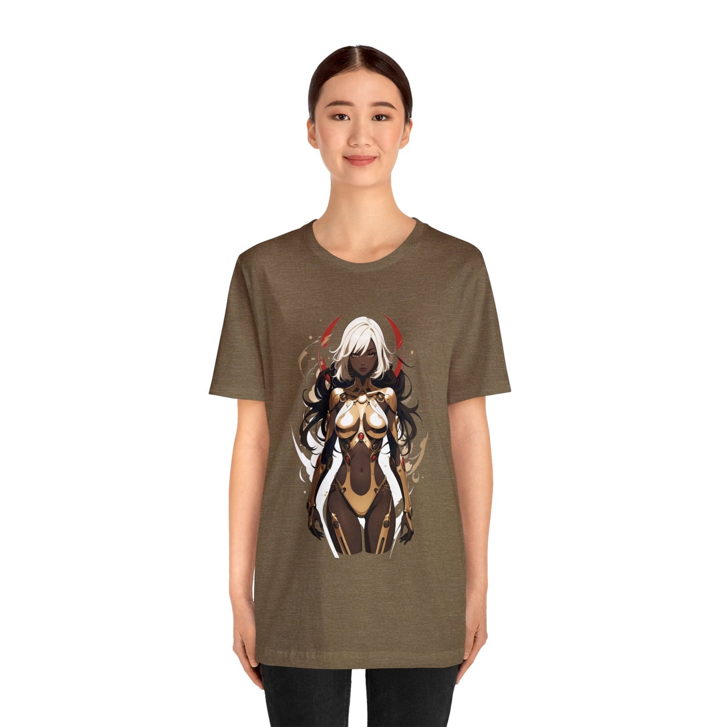 Kǎtōng Piàn - Mecha Girl Collection - Elizabeth - Unisex Jersey Short Sleeve Tee Printify