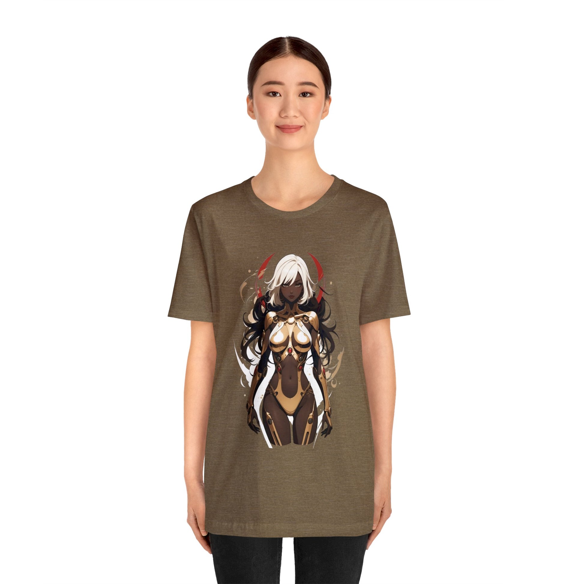 Kǎtōng Piàn - Mecha Girl Collection - Elizabeth - Unisex Jersey Short Sleeve Tee Printify