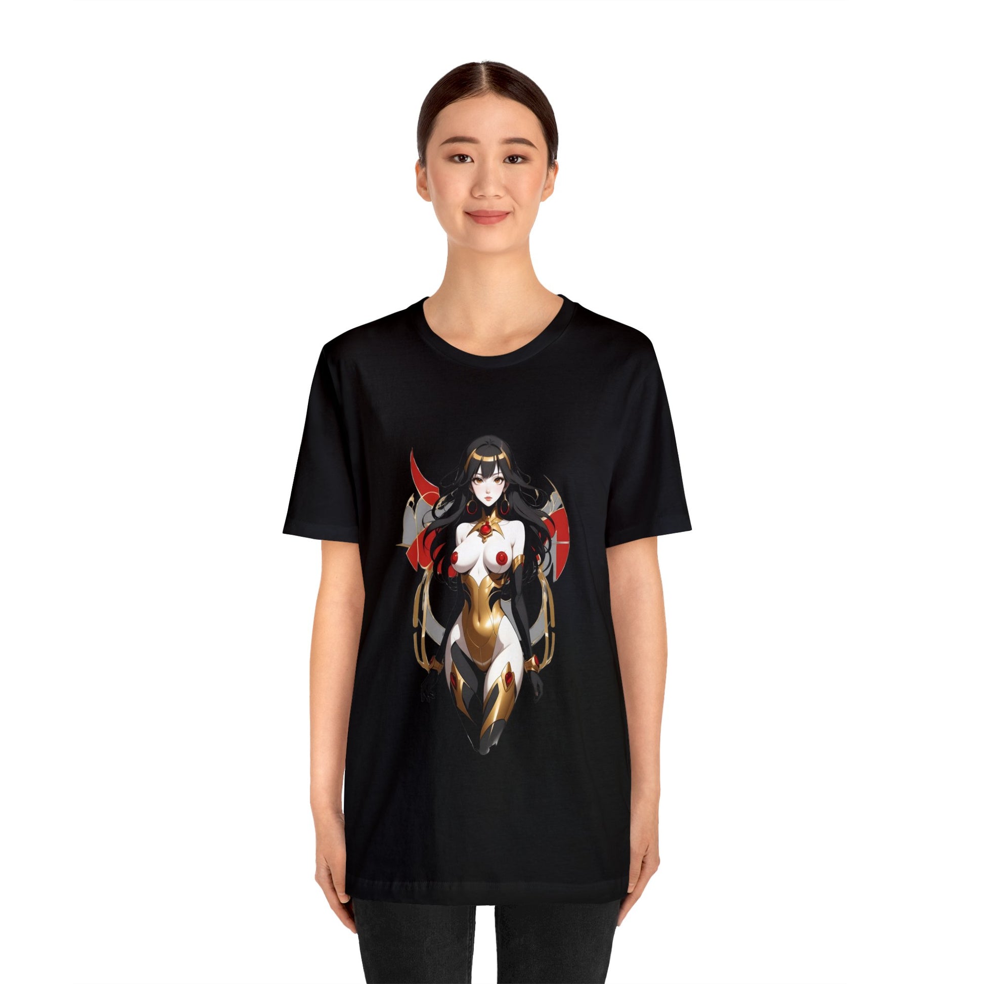 Kǎtōng Piàn - Mecha Girl Collection - Kinsley - Unisex Jersey Short Sleeve Tee Printify
