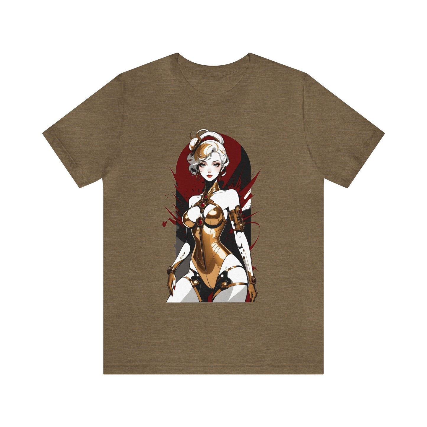 Kǎtōng Piàn - Mecha Girl Collection - Violet - Unisex Jersey Short Sleeve Tee Printify