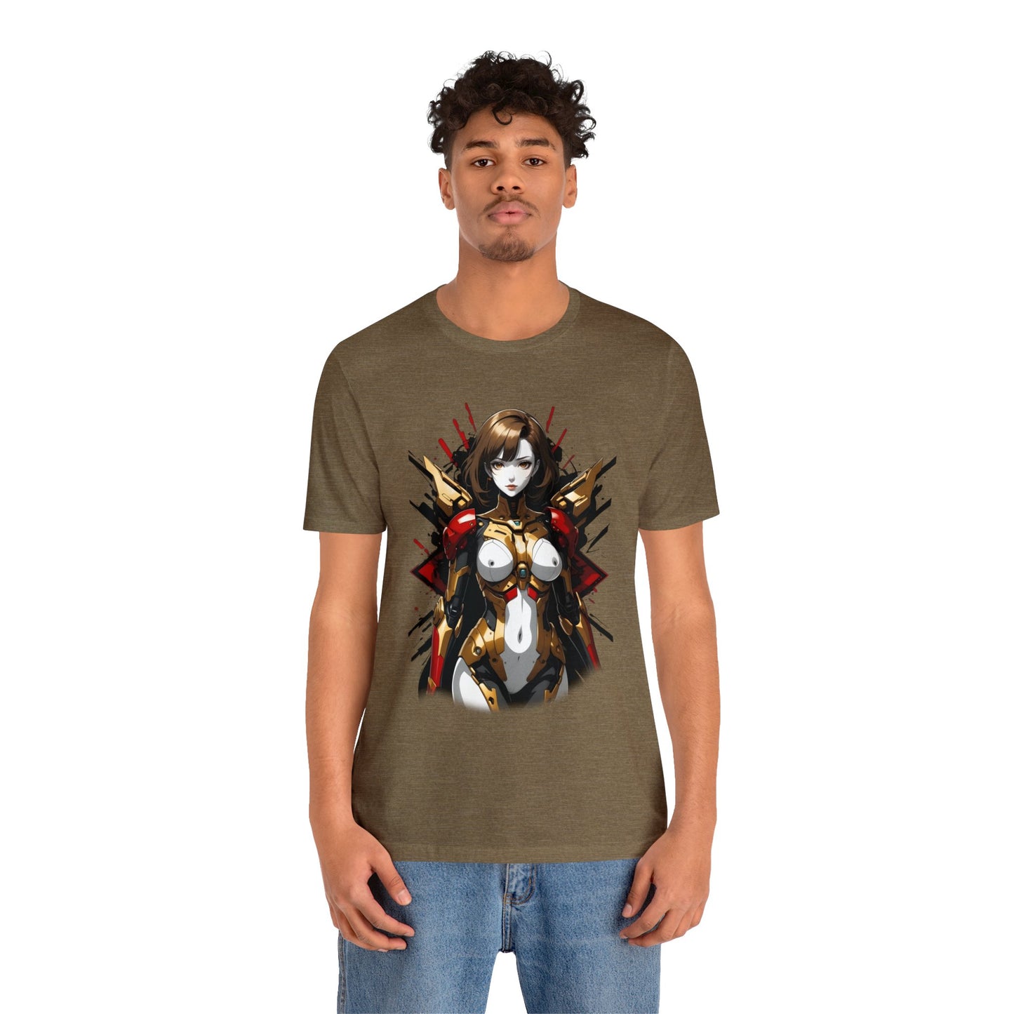 Kǎtōng Piàn - Mecha Girl Collection - Nova - Unisex Jersey Short Sleeve Tee Printify
