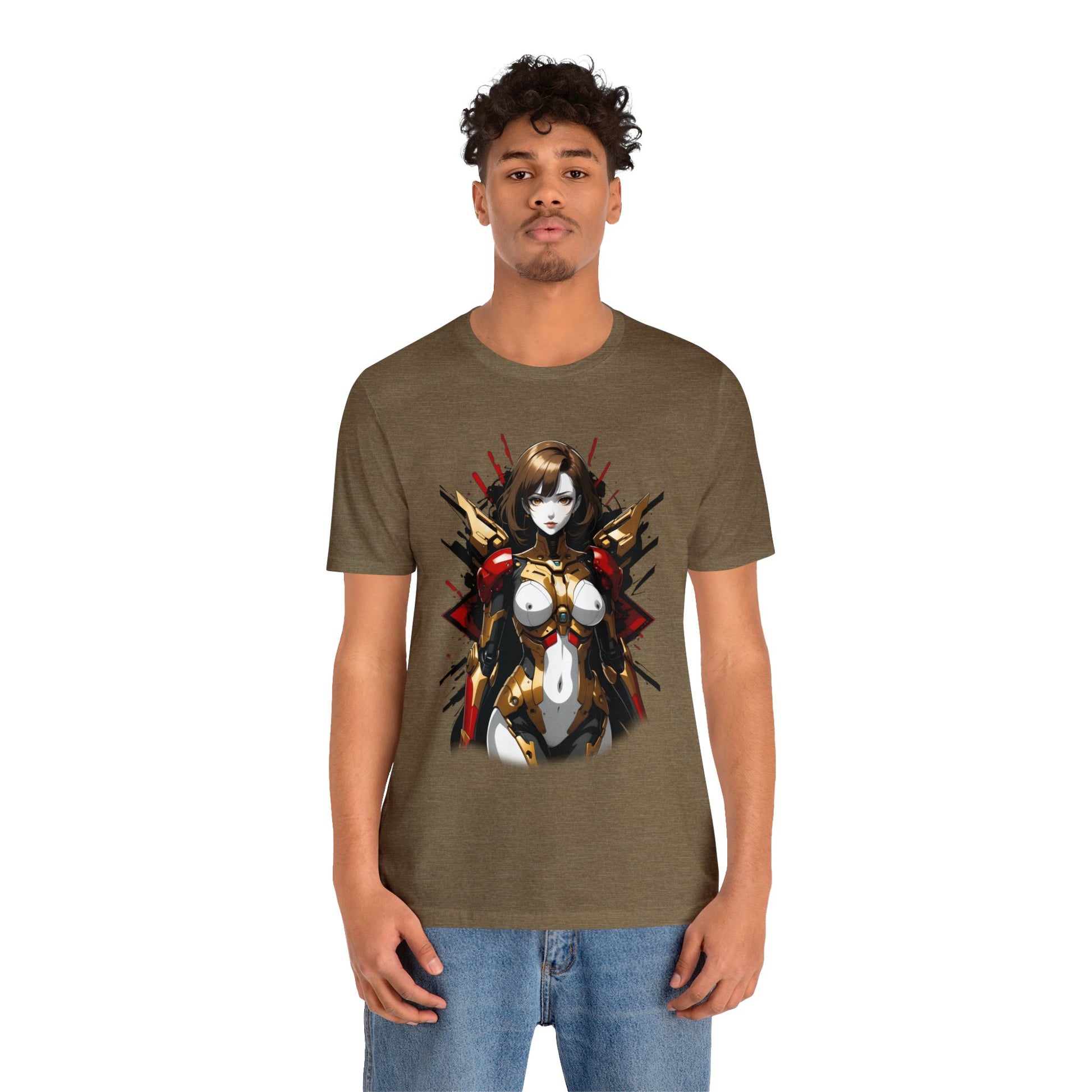 Kǎtōng Piàn - Mecha Girl Collection - Nova - Unisex Jersey Short Sleeve Tee Printify
