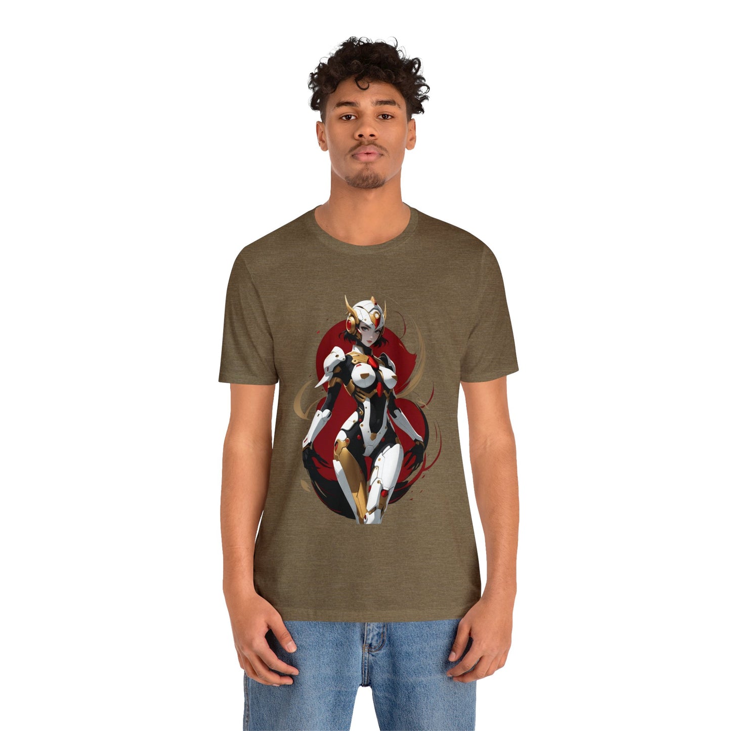 Kǎtōng Piàn - Mecha Girl Collection - Charlotte - Unisex Jersey Short Sleeve Tee Printify