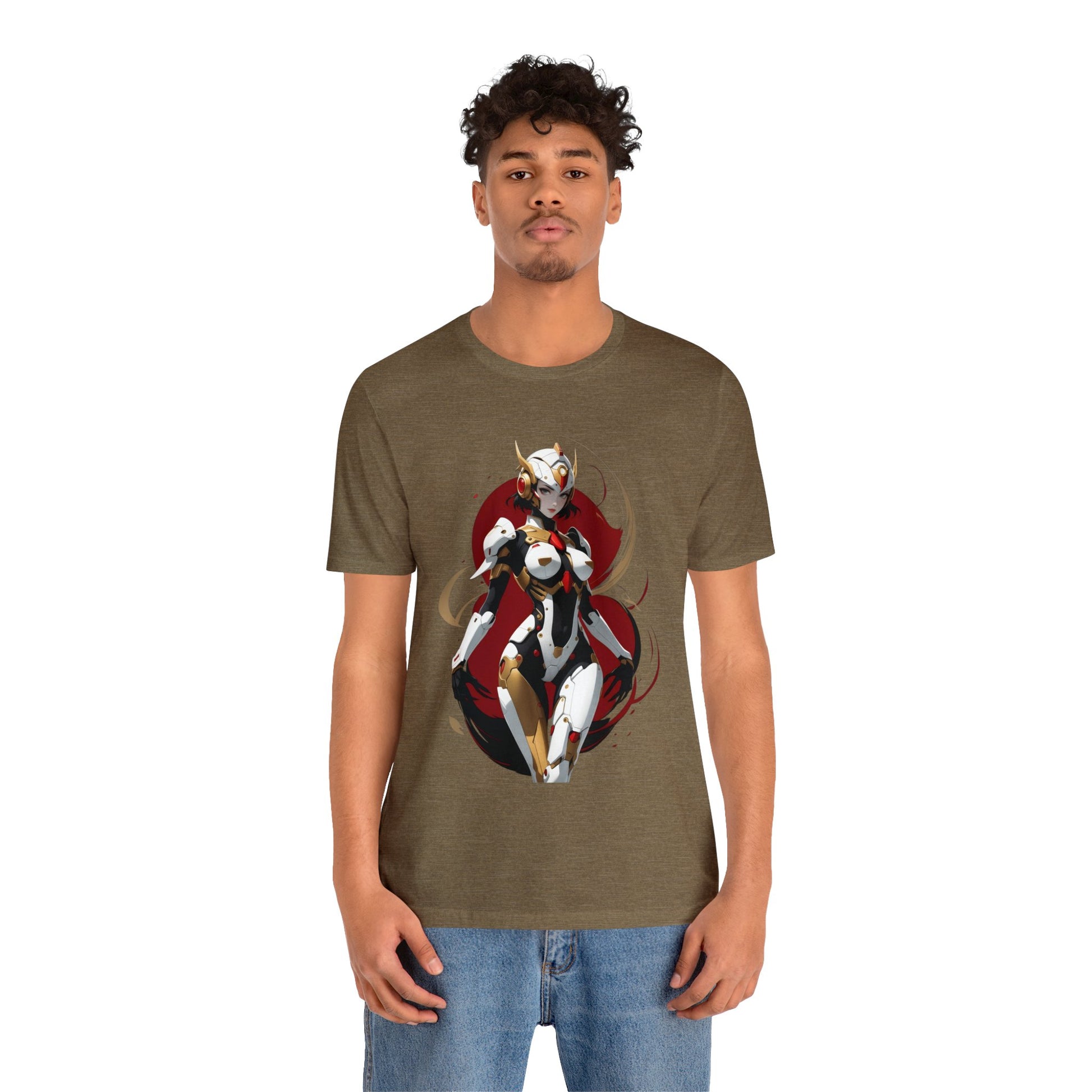 Kǎtōng Piàn - Mecha Girl Collection - Charlotte - Unisex Jersey Short Sleeve Tee Printify