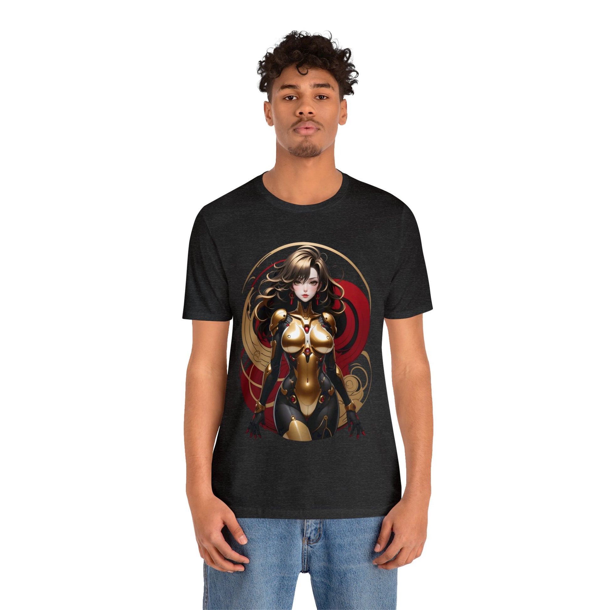 Kǎtōng Piàn - Mecha Girl Collection - Ava - Unisex Jersey Short Sleeve Tee Printify