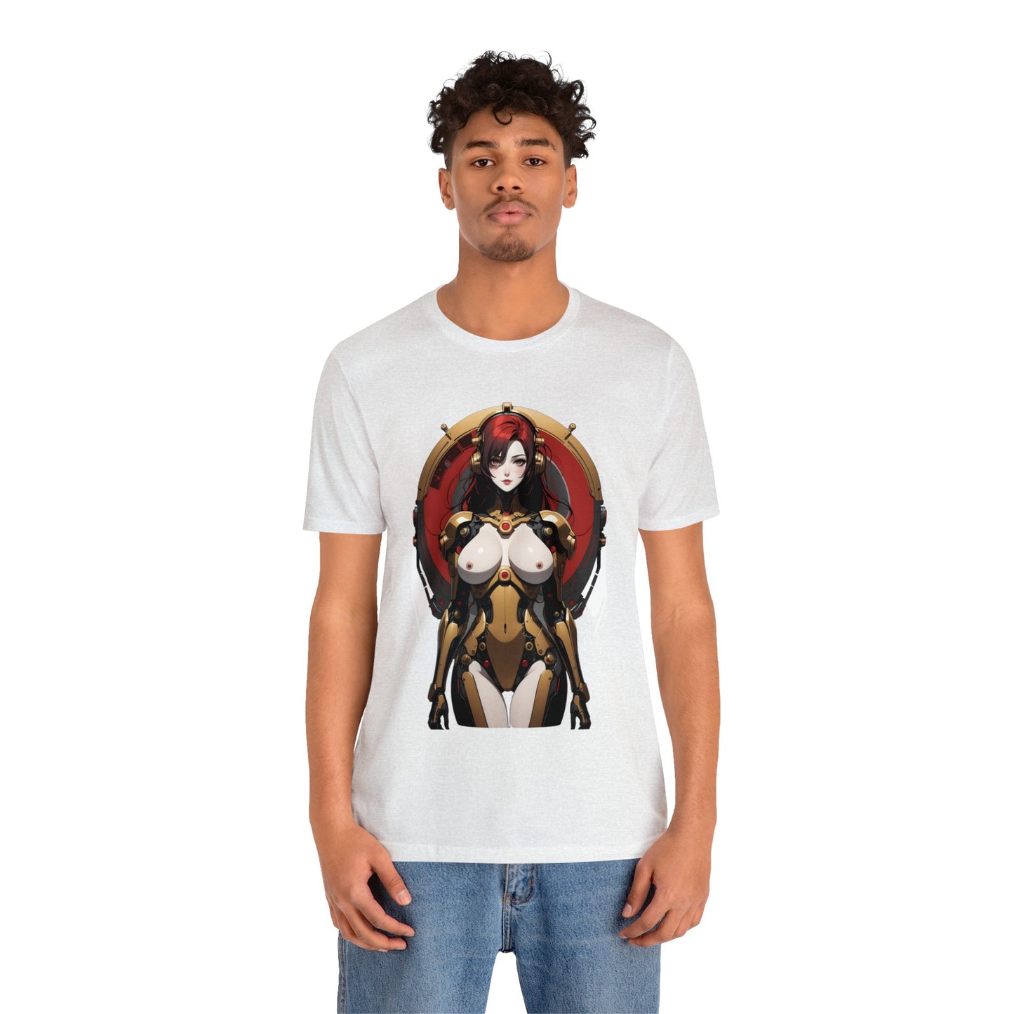 Kǎtōng Piàn - Mecha Girl Collection - Eliana - Unisex Jersey Short Sleeve Tee Printify