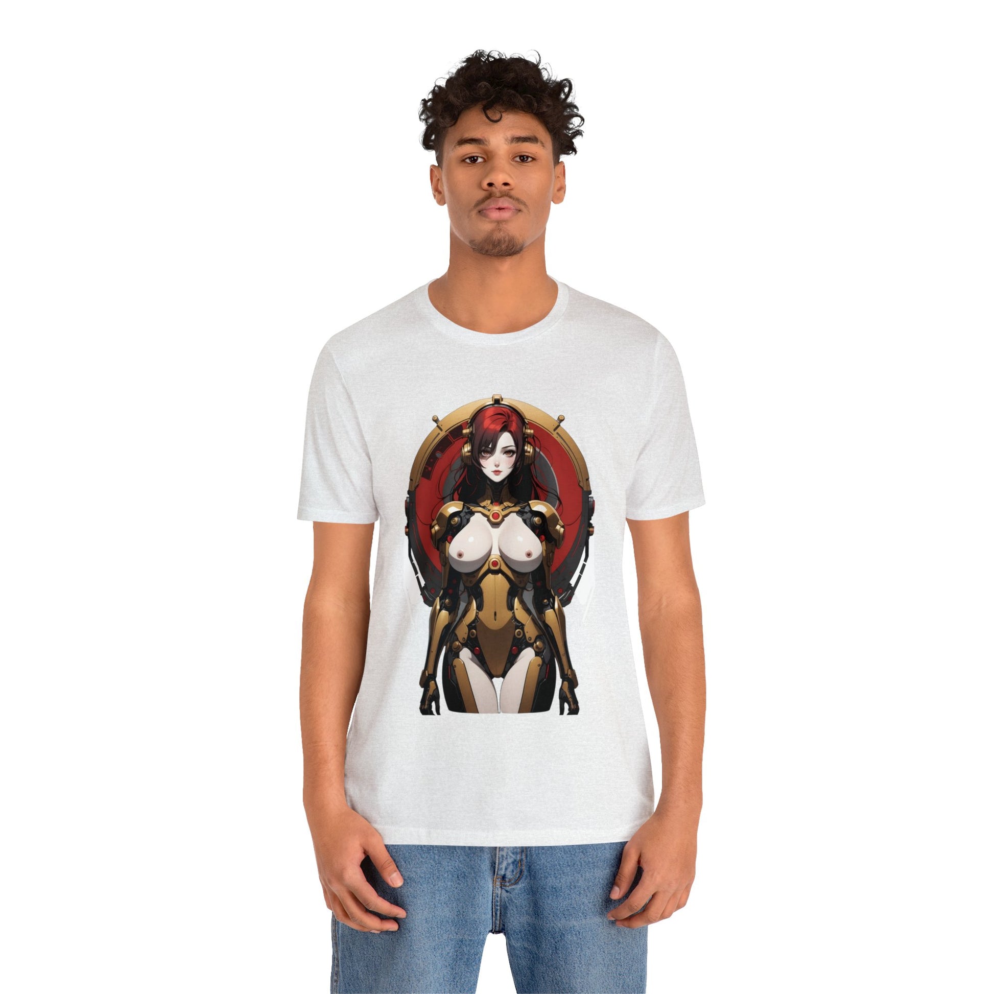 Kǎtōng Piàn - Mecha Girl Collection - Eliana - Unisex Jersey Short Sleeve Tee Printify