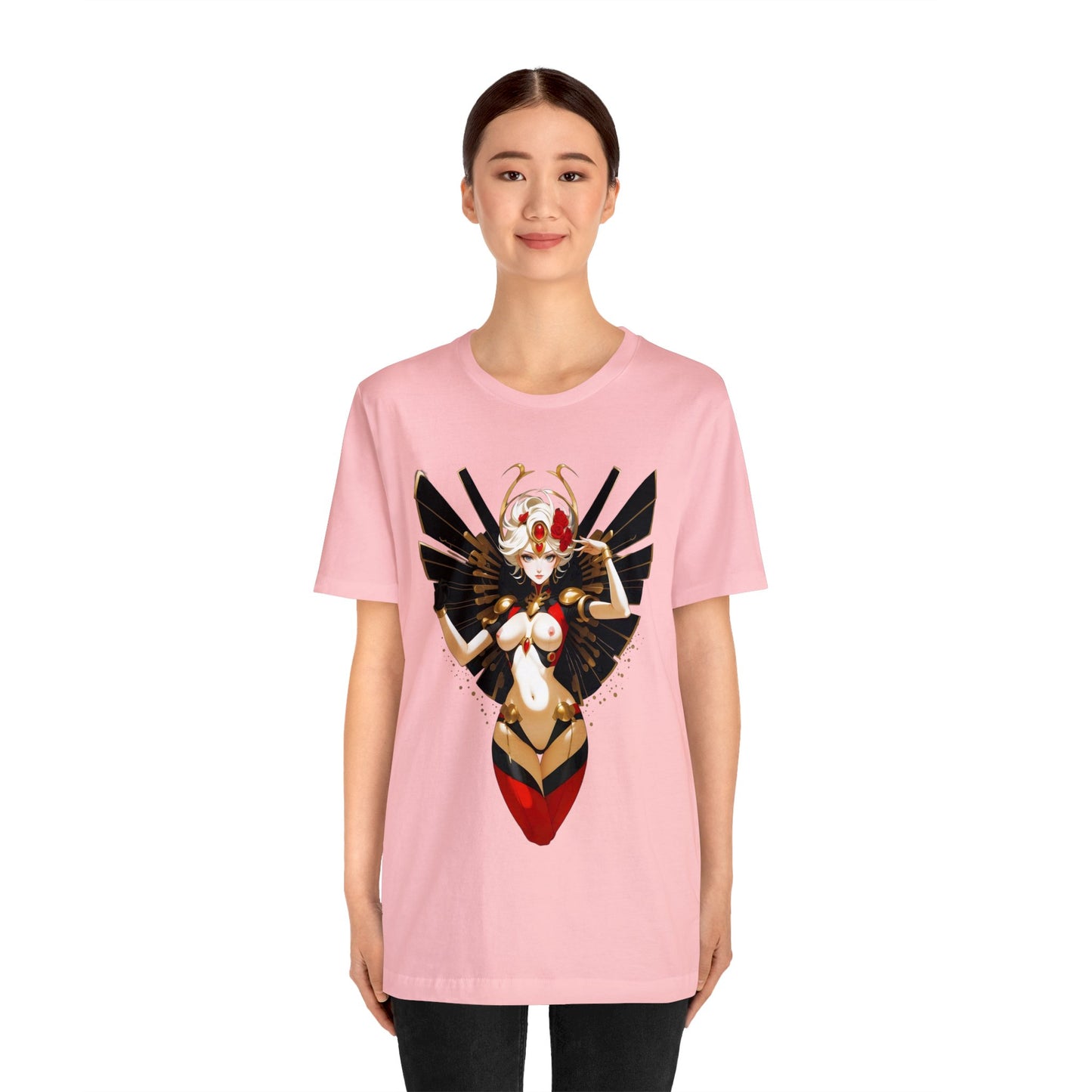 Kǎtōng Piàn - Mecha Girl Collection - Riley - Unisex Jersey Short Sleeve Tee Printify