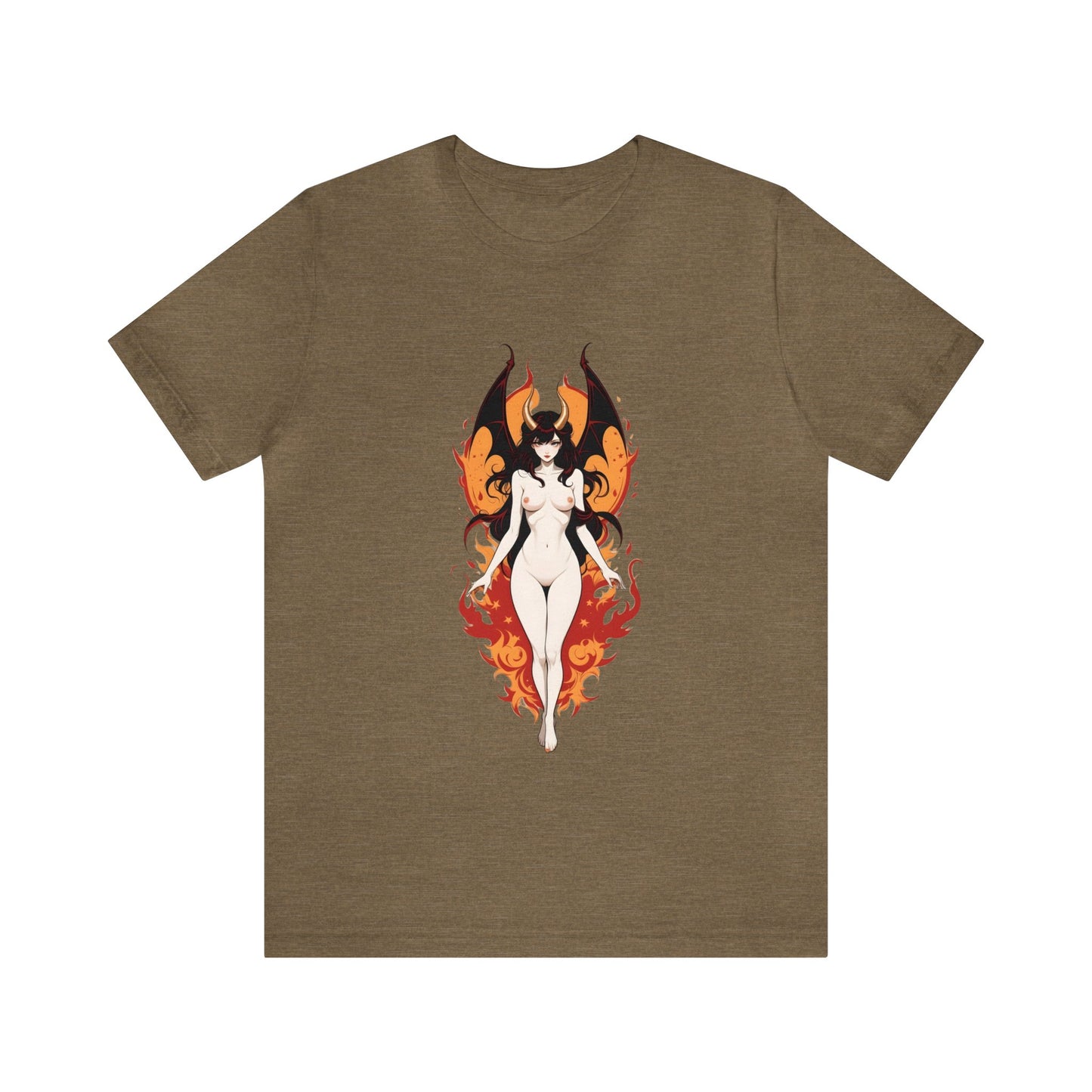 Kǎtōng Piàn - Devil Woman Collection - Akuji - Unisex Jersey Short Sleeve Tee Printify