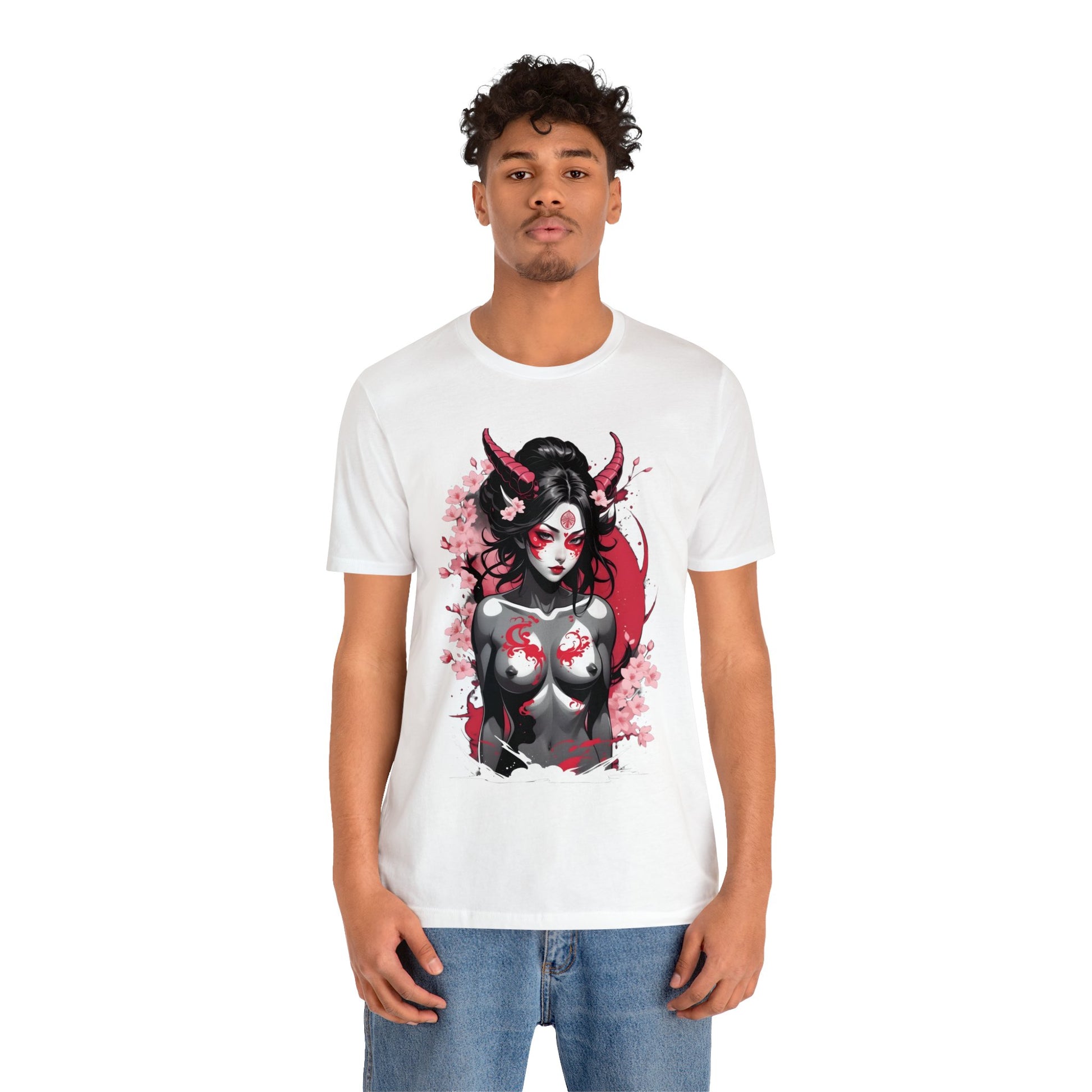 Kǎtōng Piàn - Oni Collection - Abyzou - Unisex Jersey Short Sleeve Tee Printify
