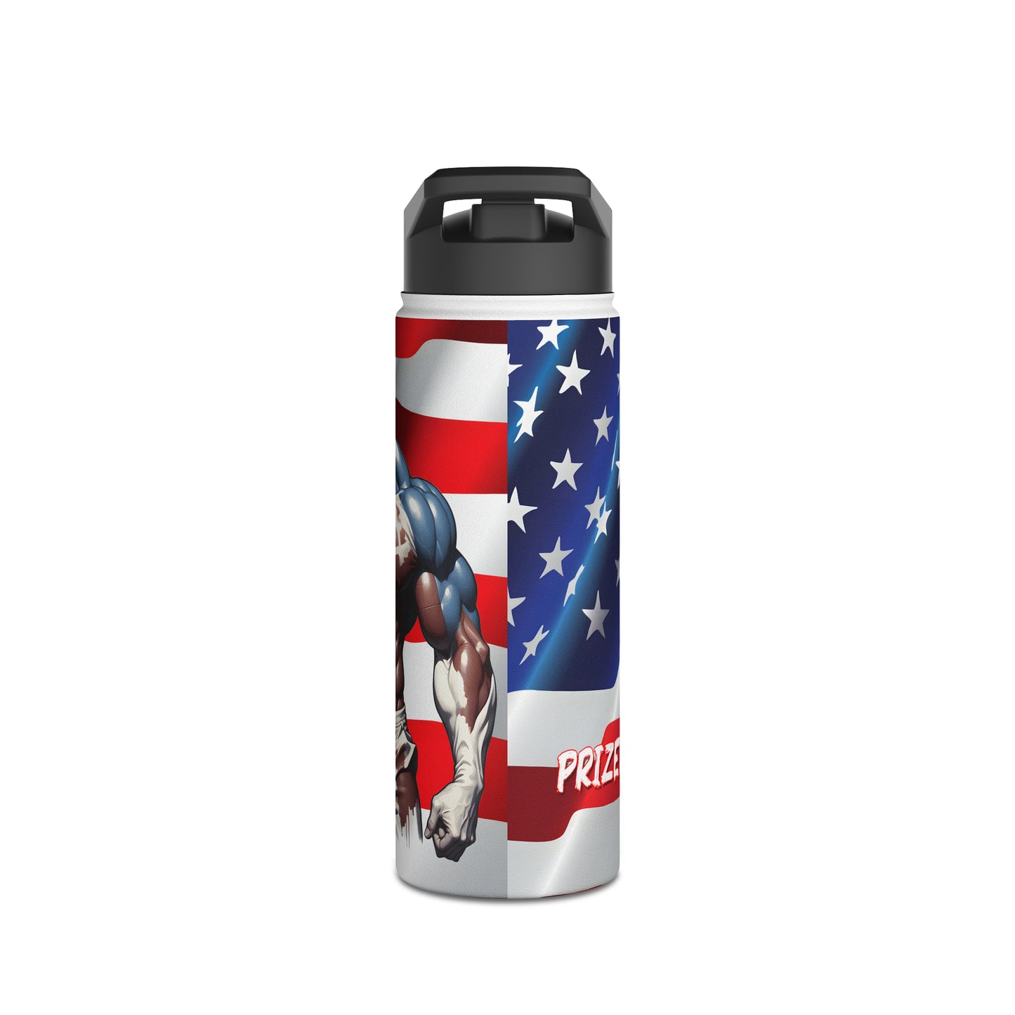Kǎtōng Piàn - Prized Fighter Collection - America - 009 - Stainless Steel Water Bottle, Standard Lid - Verdine Daniels