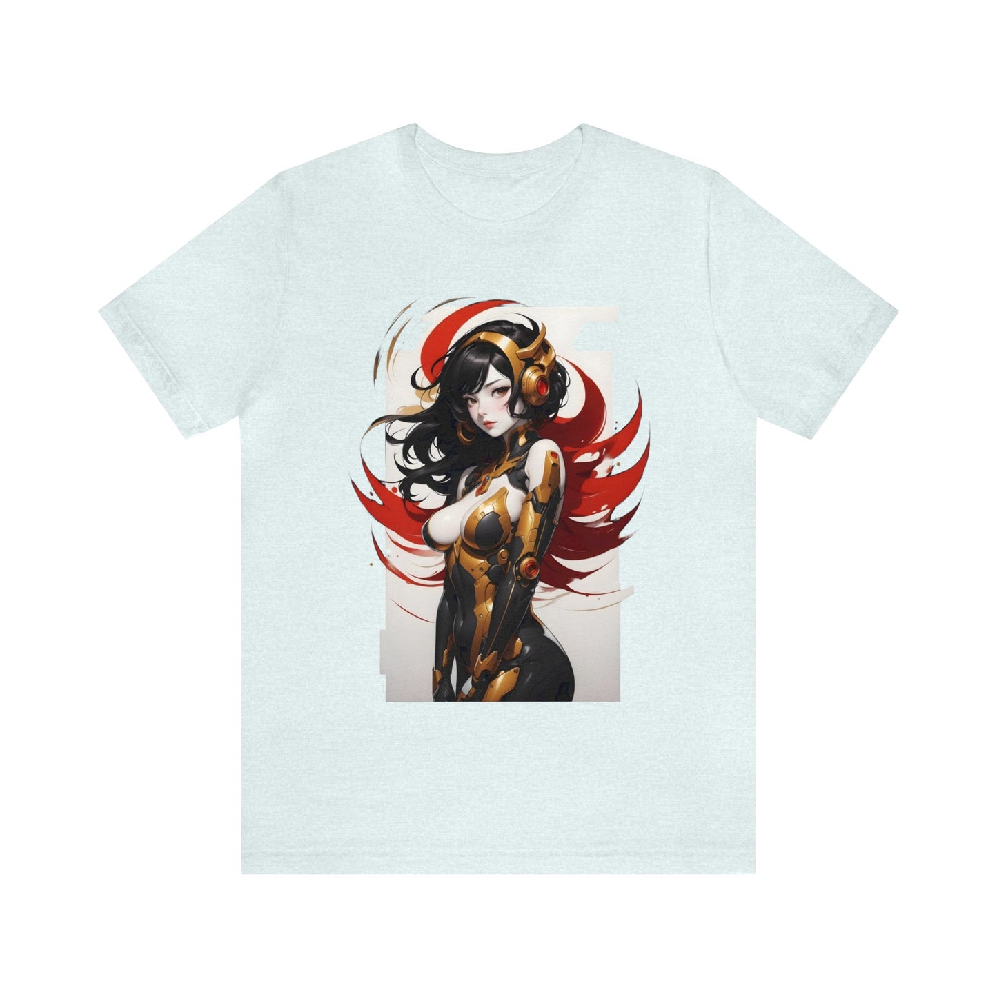 Kǎtōng Piàn - Mecha Girl Collection - Valentina - Unisex Jersey Short Sleeve Tee Printify