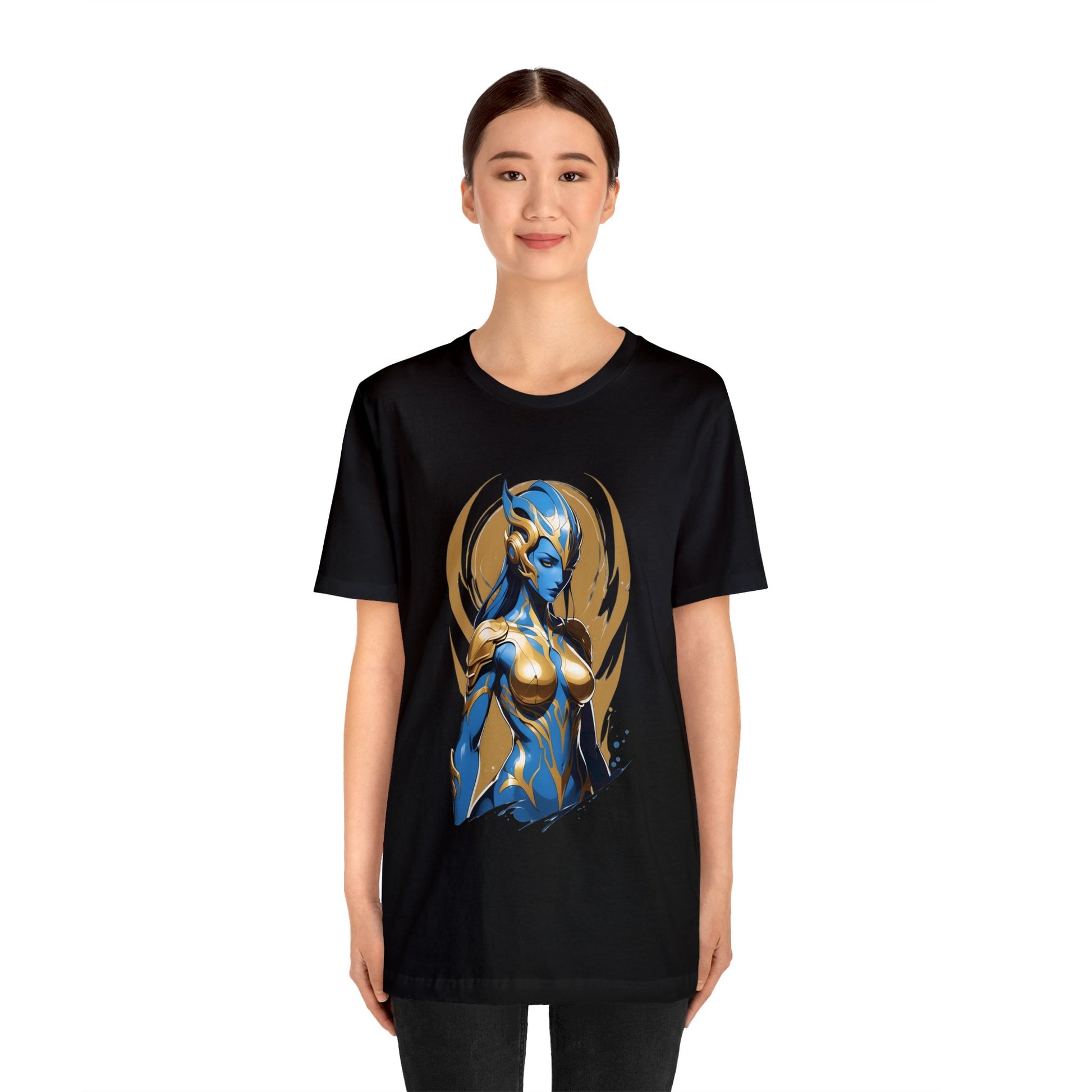 Kǎtōng Piàn - The Lotus Collection - Erzilia - Unisex Jersey Short Sleeve Tee Printify