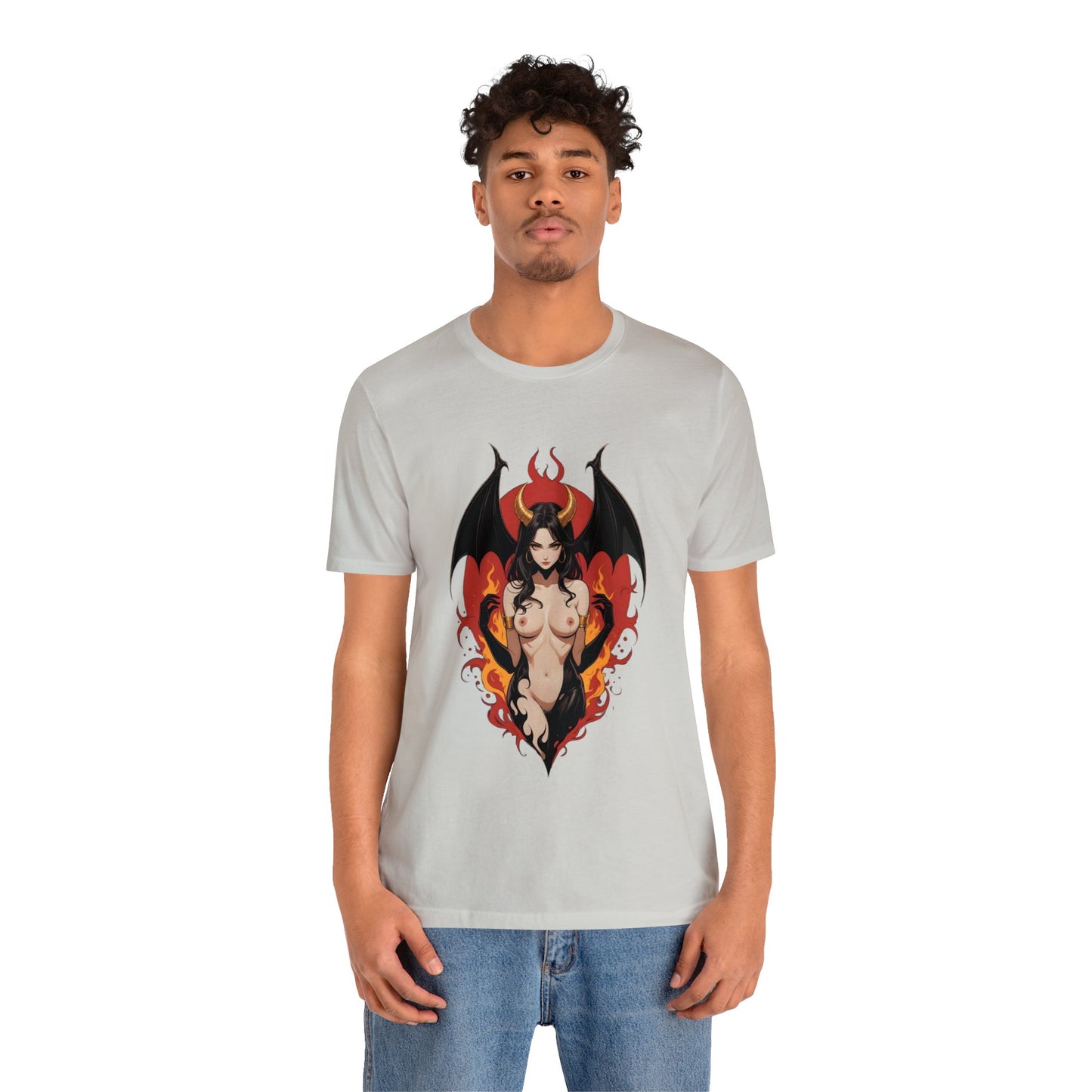 Kǎtōng Piàn - Devil Woman Collection - Devany - Unisex Jersey Short Sleeve Tee Printify