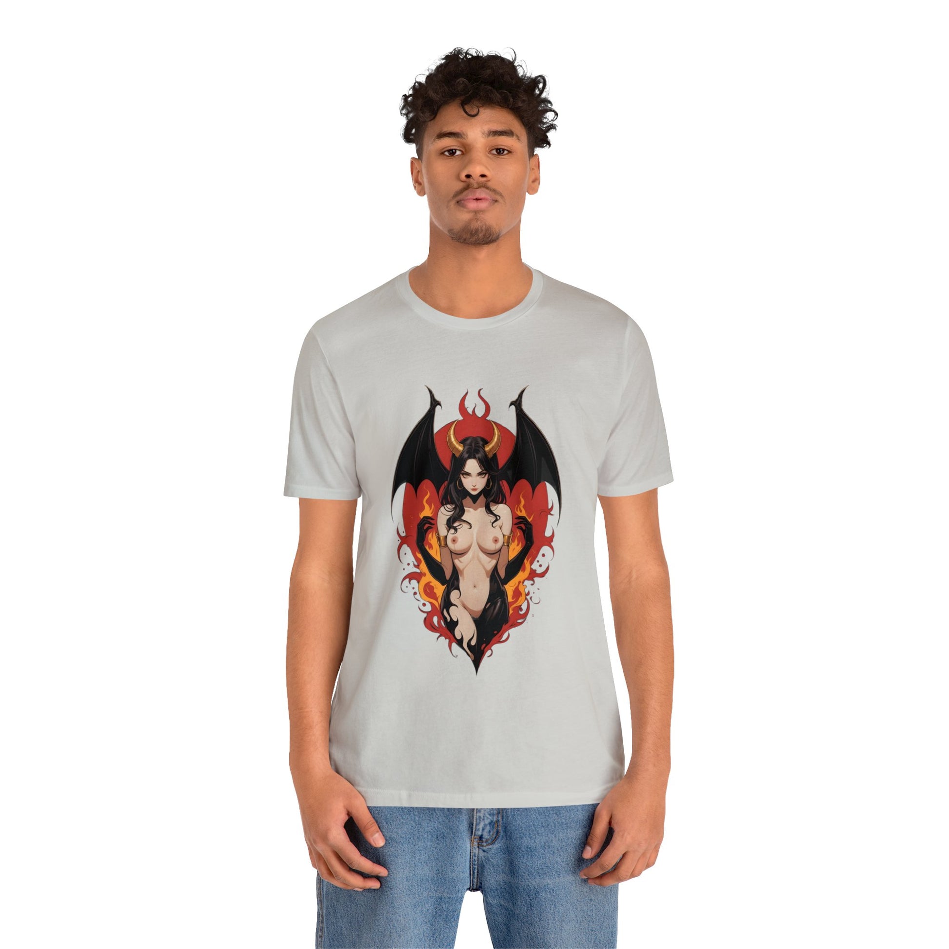 Kǎtōng Piàn - Devil Woman Collection - Devany - Unisex Jersey Short Sleeve Tee Printify