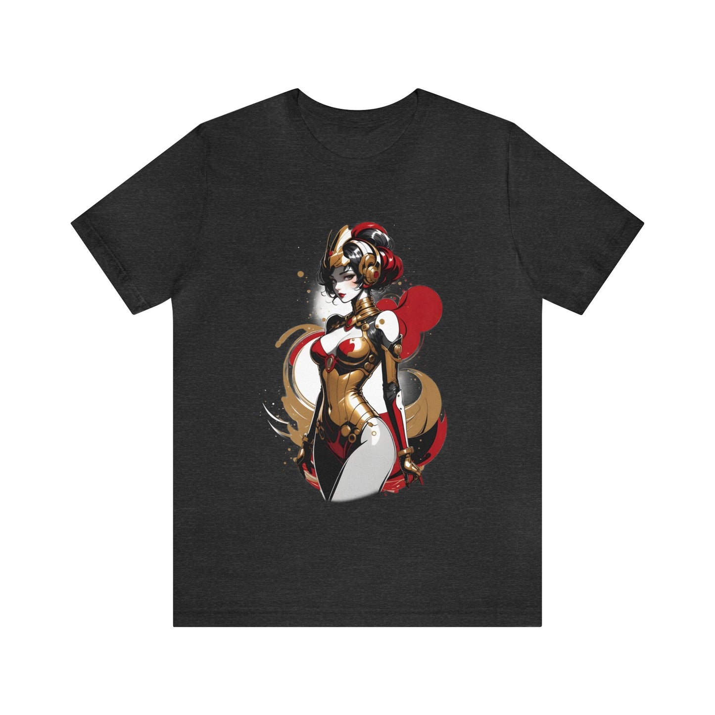 Kǎtōng Piàn - Mecha Girl Collection - Grace - Unisex Jersey Short Sleeve Tee Printify