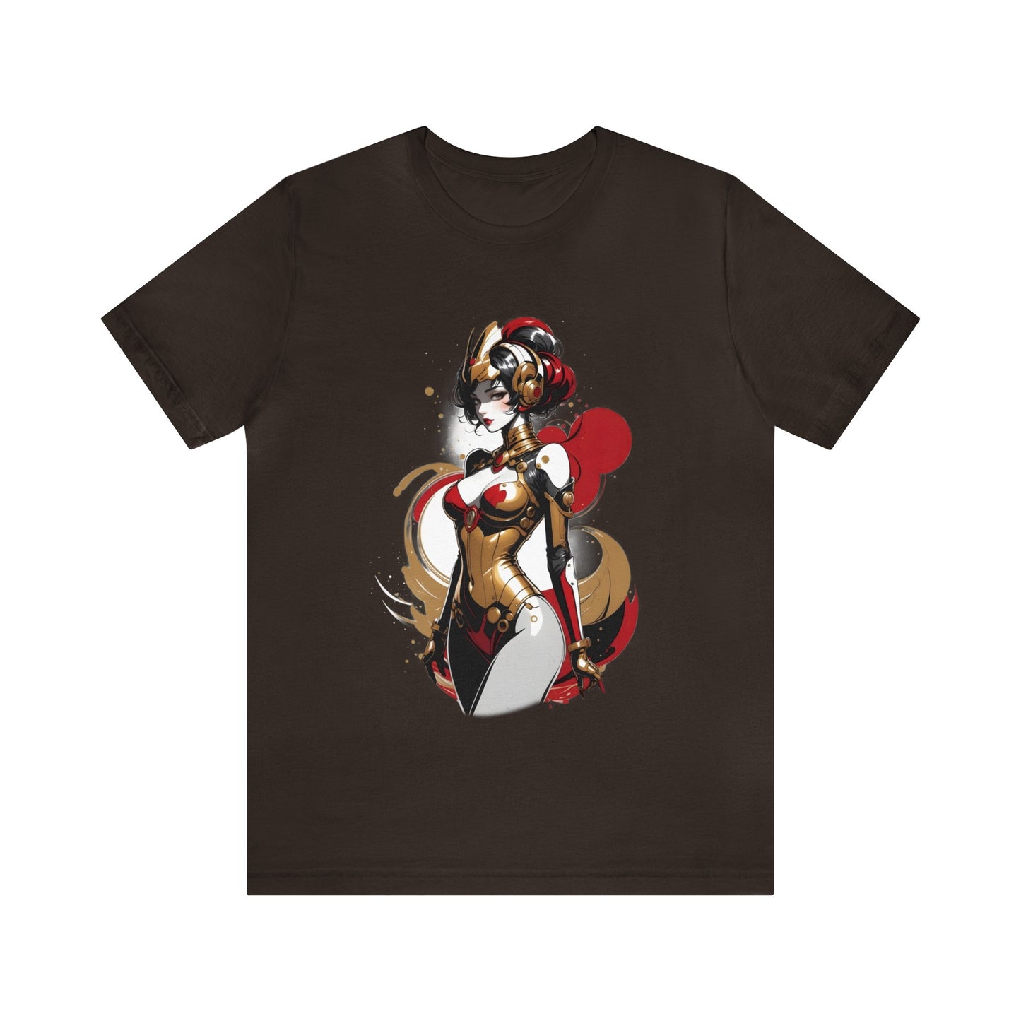 Kǎtōng Piàn - Mecha Girl Collection - Grace - Unisex Jersey Short Sleeve Tee Printify