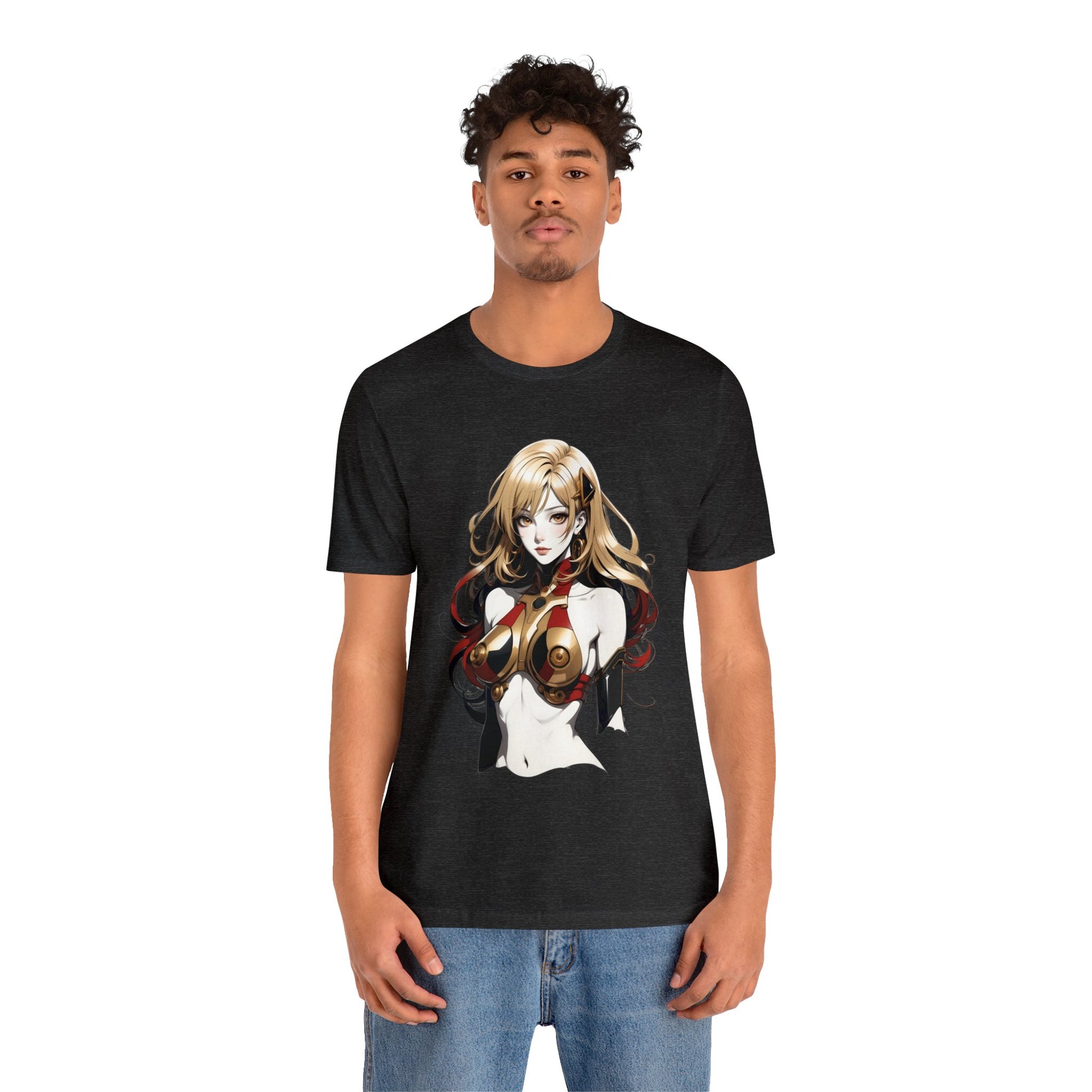 Kǎtōng Piàn - Mecha Girl Collection - Evelyn - Unisex Jersey Short Sleeve Tee Printify