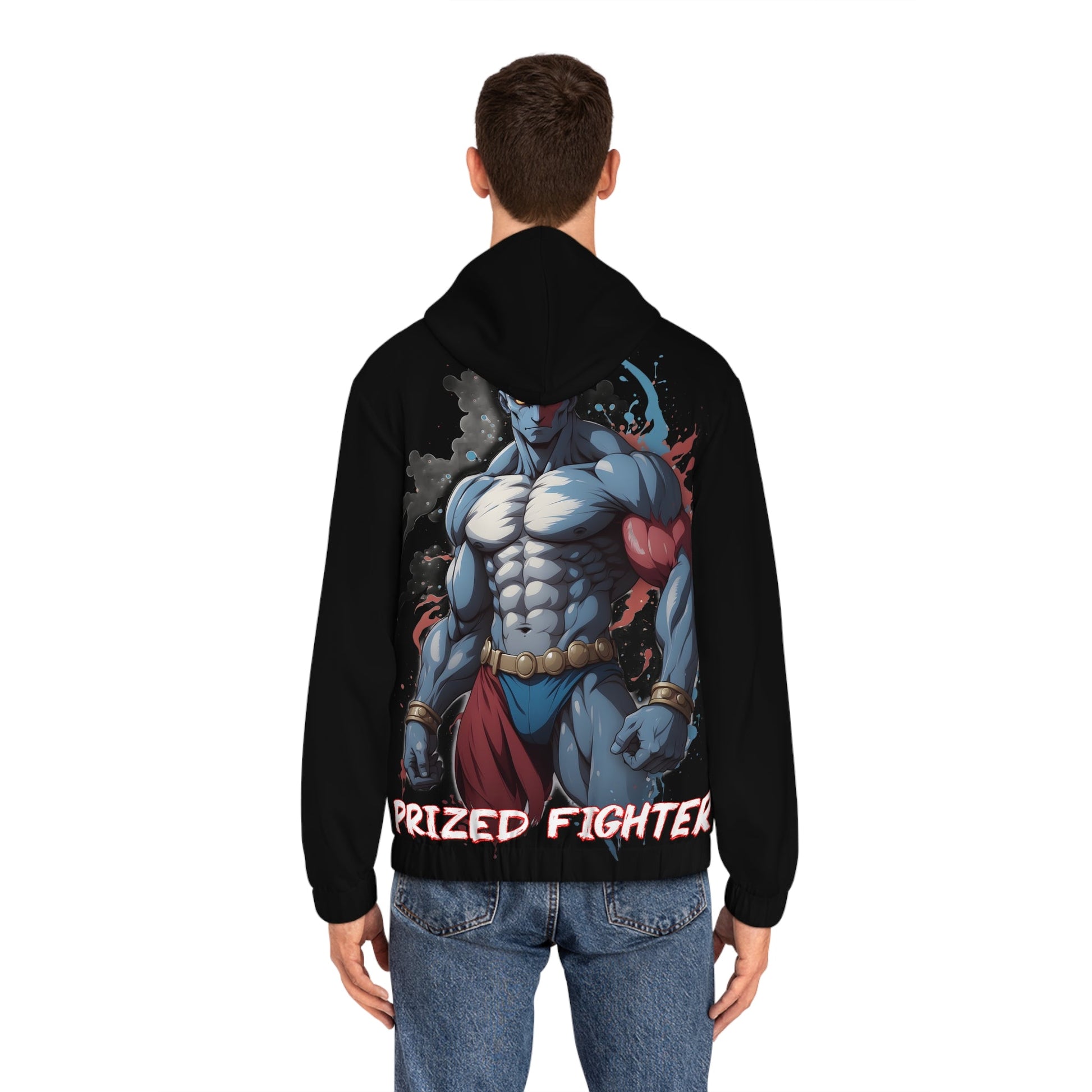 Prized Fighter Crimson Juggernaut Hoodie Printify