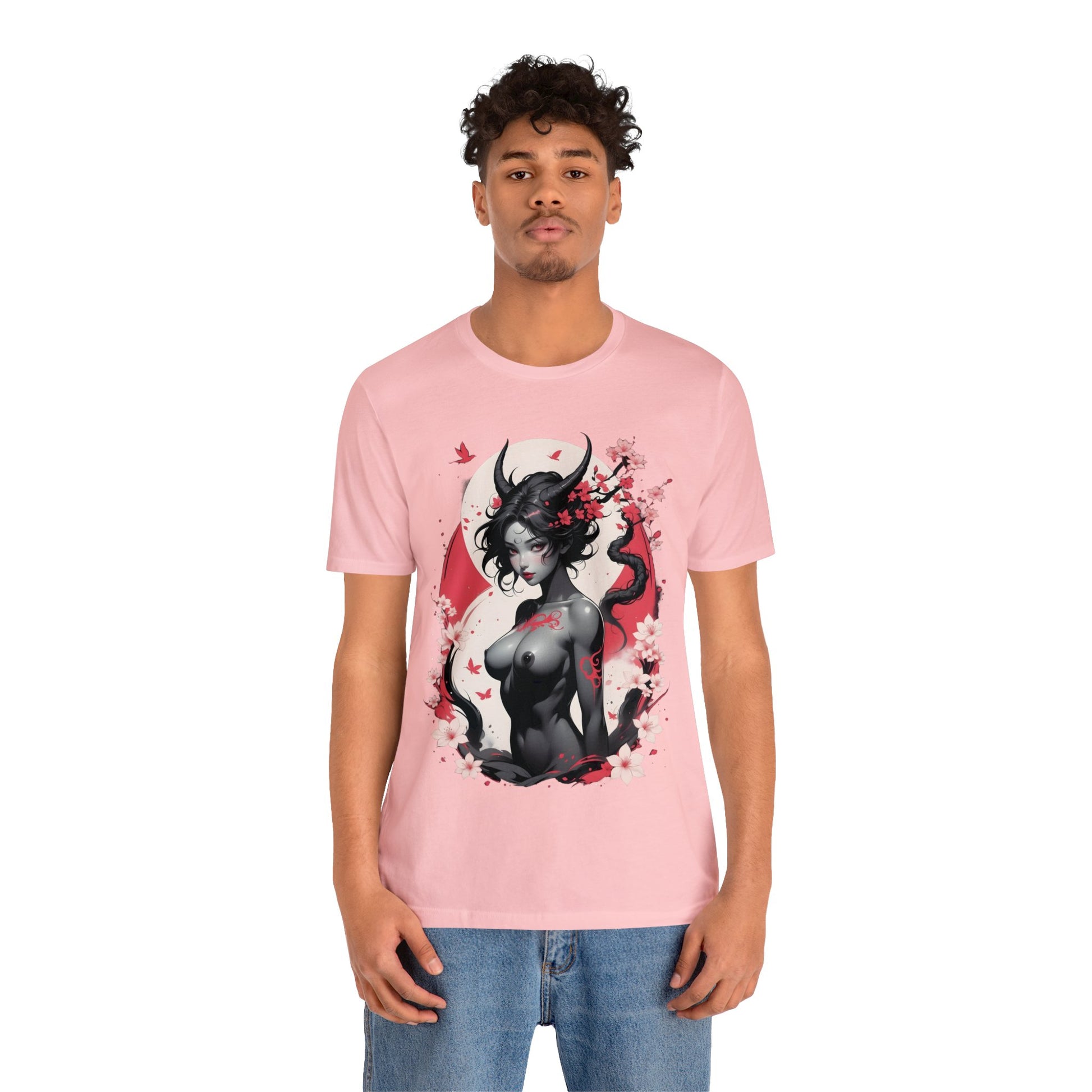 Kǎtōng Piàn - Oni Collection - Cheshmak - Unisex Jersey Short Sleeve Tee Printify