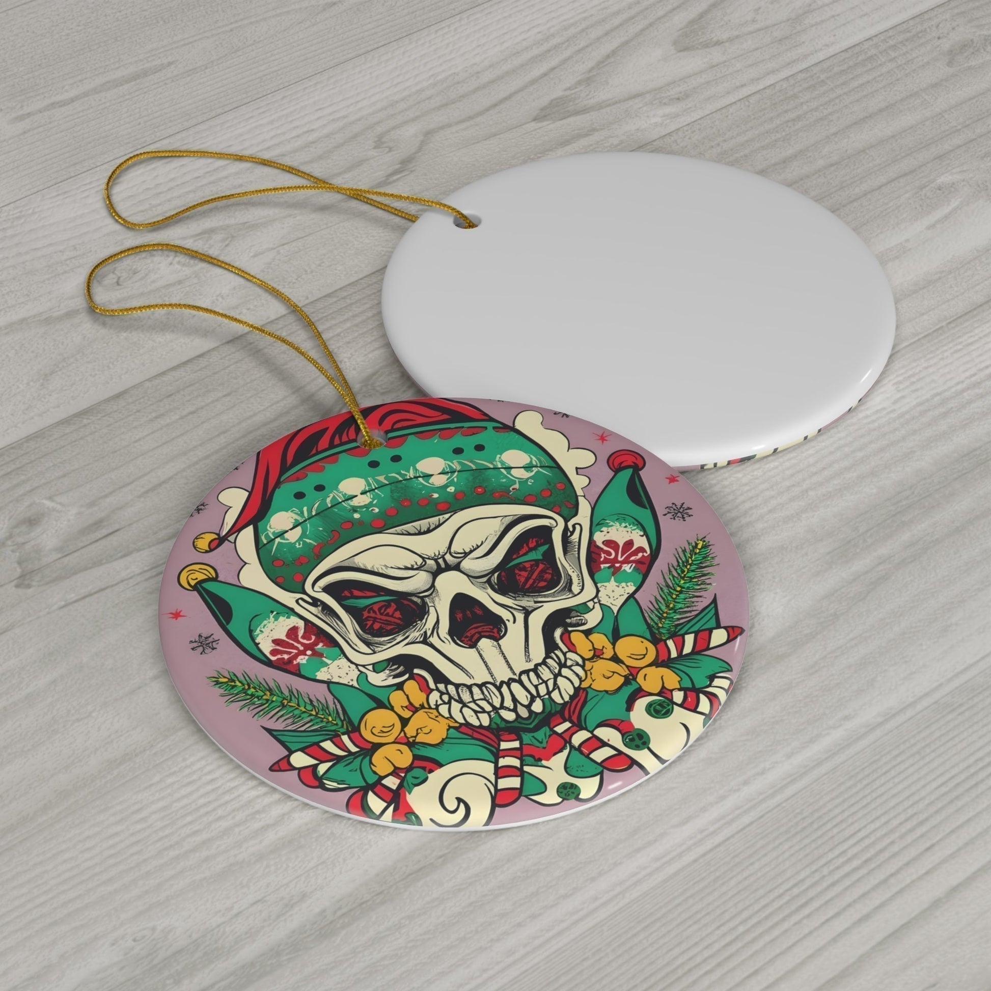 Dark Kult Evil Elf Ceramic Ornament, 4 Shapes Verdine Daniels
