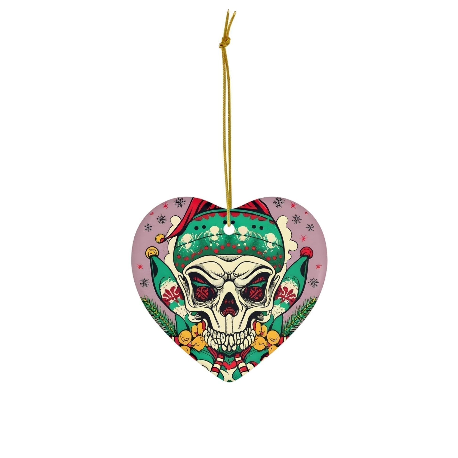 Dark Kult Evil Elf Ceramic Ornament, 4 Shapes Verdine Daniels
