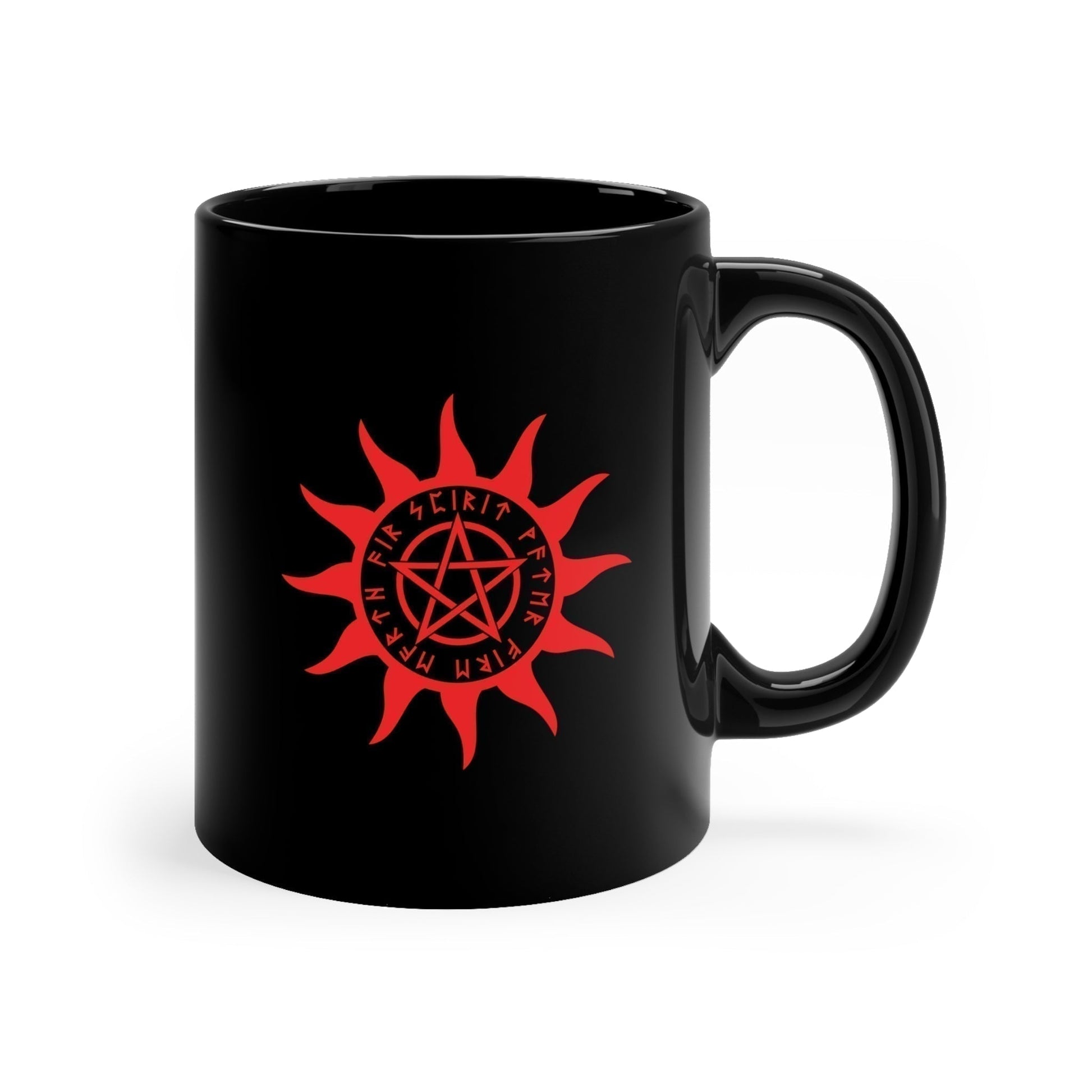 Dark Kult Flaming 11oz Black Mug Verdine Daniels