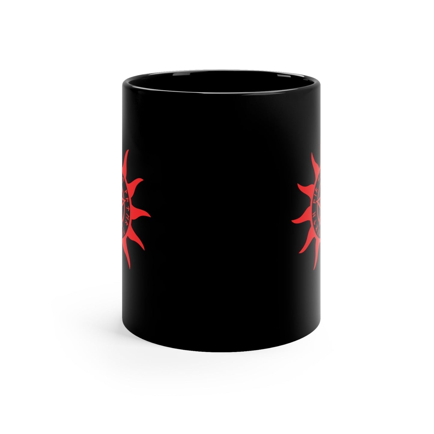Dark Kult Flaming 11oz Black Mug Verdine Daniels