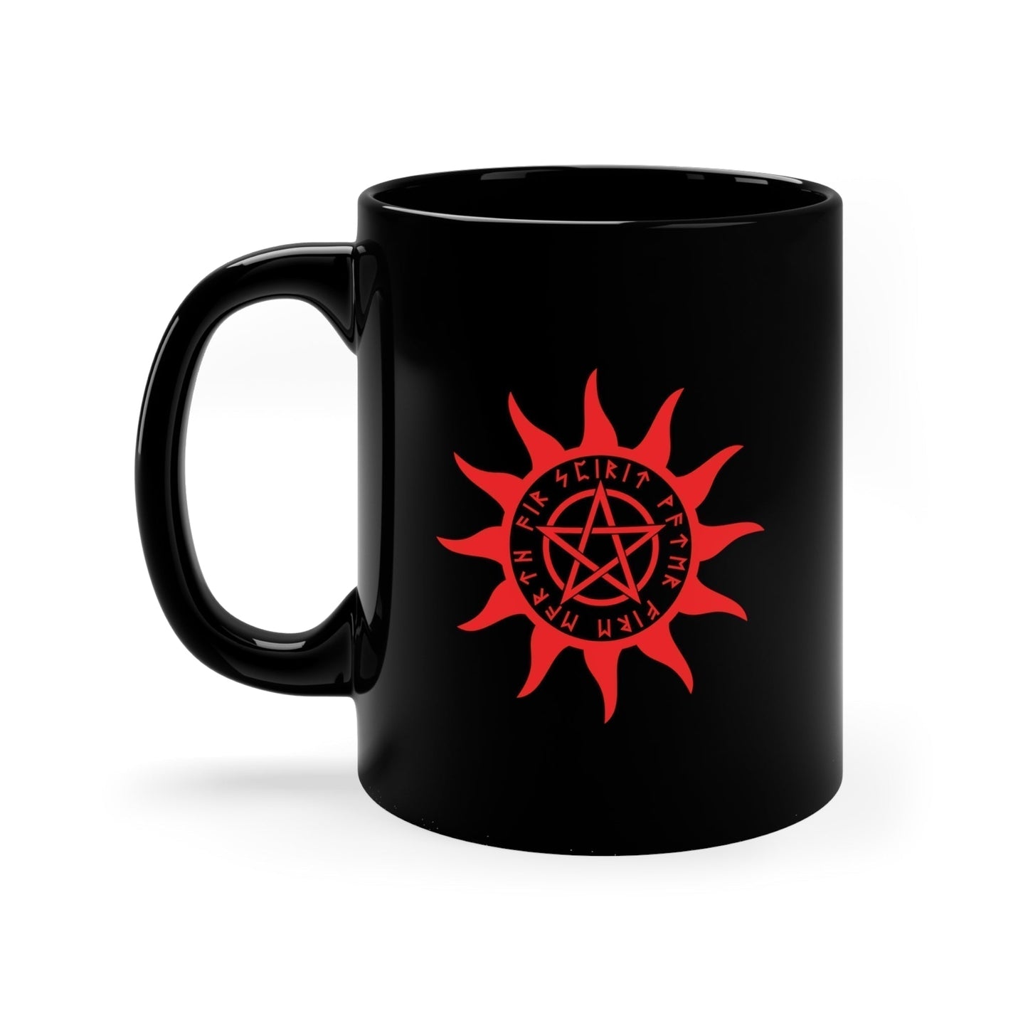 Dark Kult Flaming 11oz Black Mug Verdine Daniels