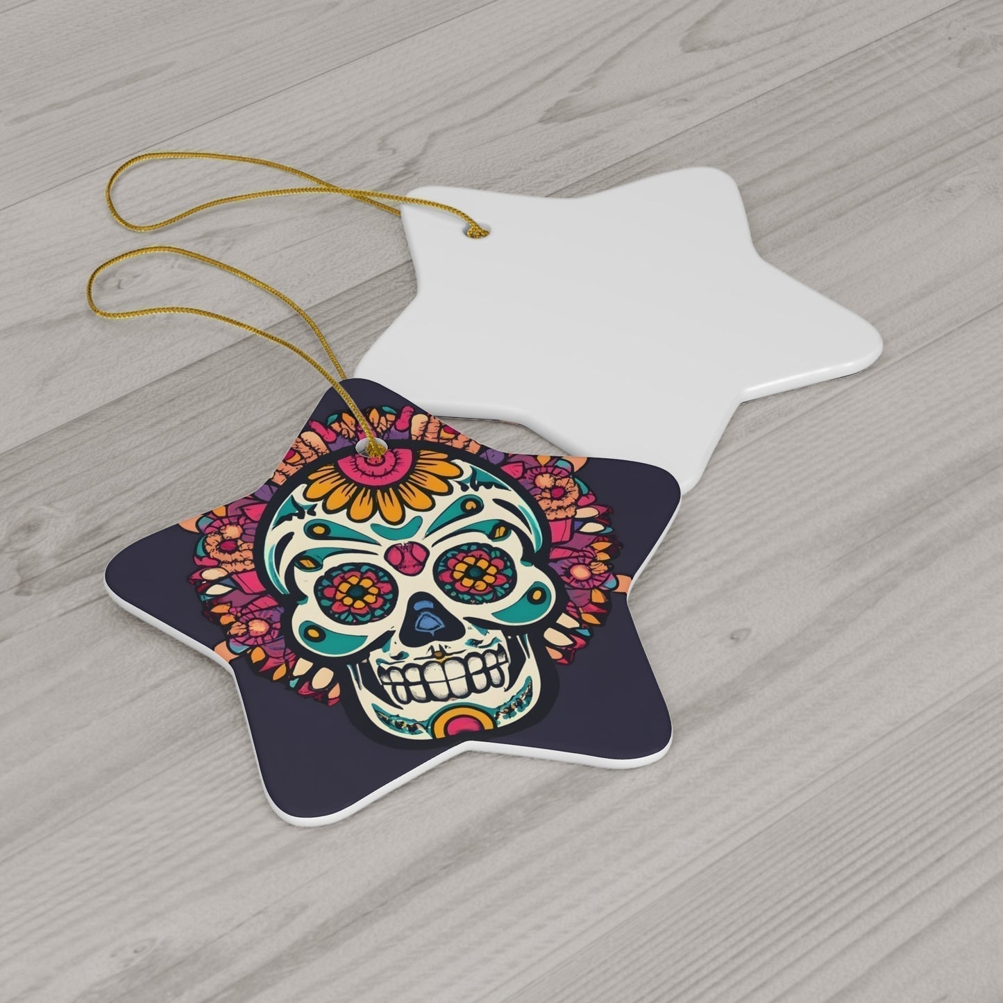Dark Kult Mal Muerto Ceramic Ornament, 4 Shapes Verdine Daniels