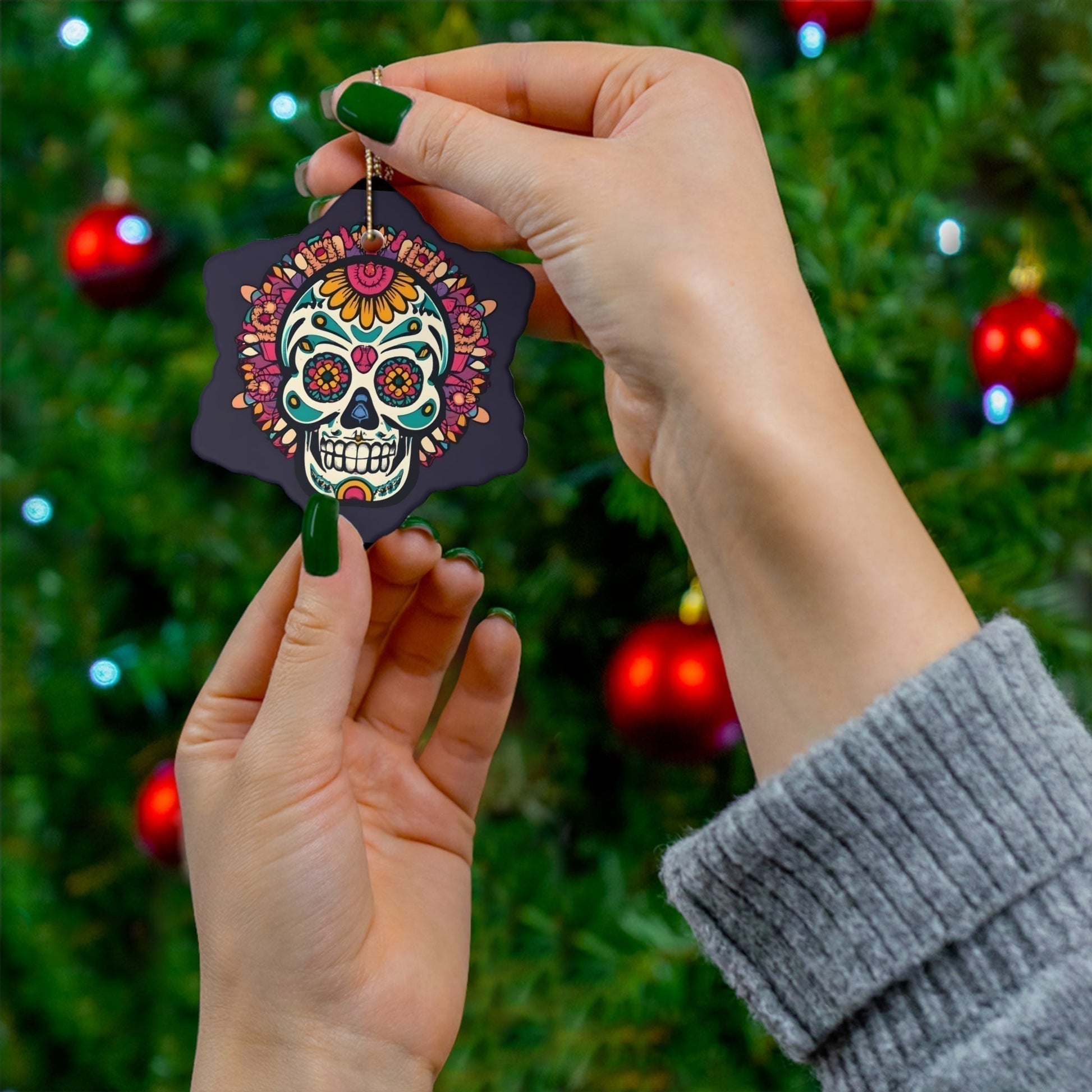 Dark Kult Mal Muerto Ceramic Ornament, 4 Shapes Verdine Daniels